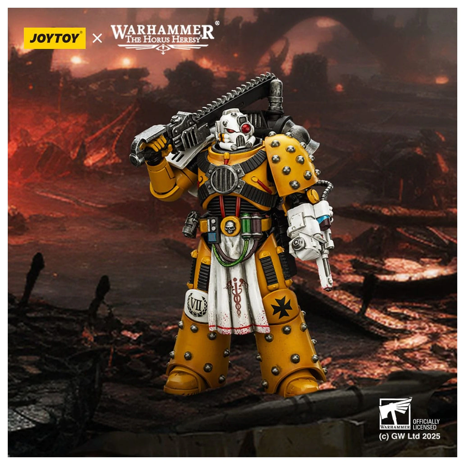 Warhammer 40,000: imperial Fists Action Figure Legion Apothecary 12 cm product photo