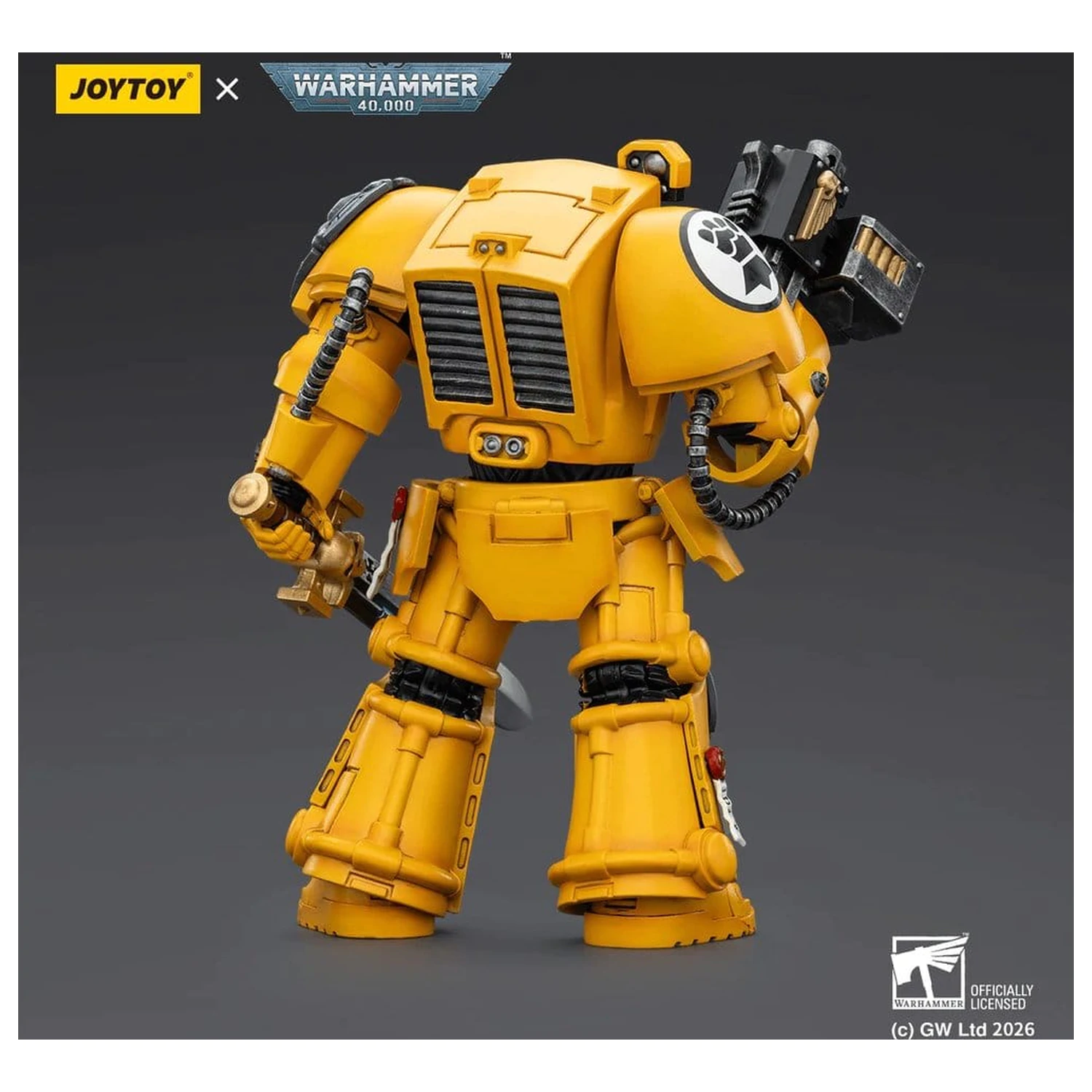 Warhammer 40,000 Action Figure Imperial Fists Terminator 1 with Power Sword and Storm Bolter 14 cm product photo