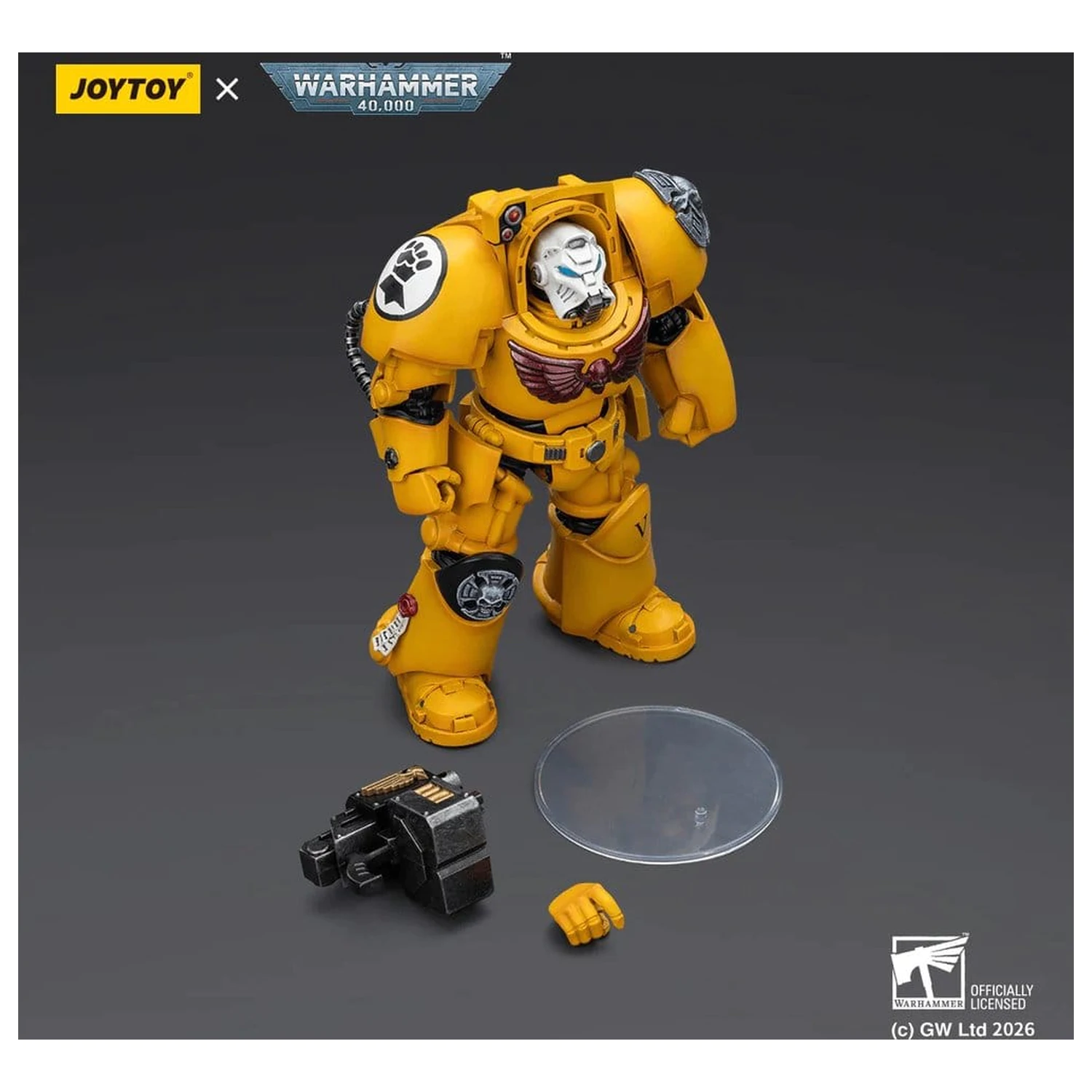 Warhammer 40,000 Action Figure Imperial Fists Terminator 2 with Power Fist and Storm Bolter 14 cm product photo