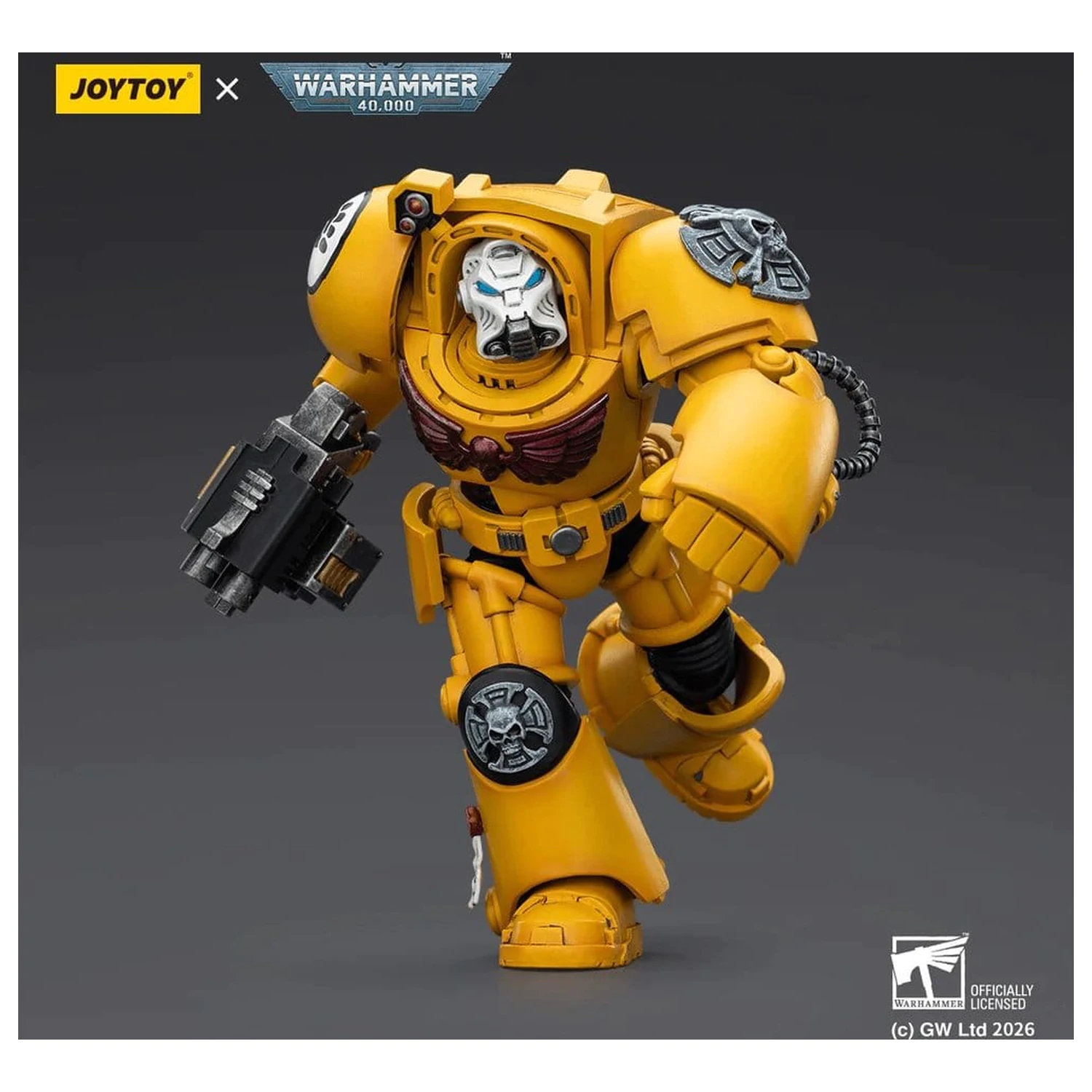 Warhammer 40,000 Action Figure Imperial Fists Terminator 2 with Power Fist and Storm Bolter 14 cm product photo