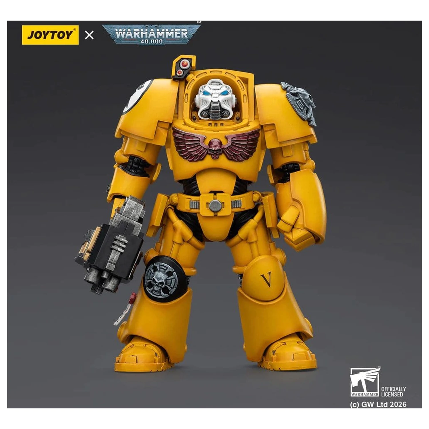 Warhammer 40,000 Action Figure Imperial Fists Terminator 2 with Power Fist and Storm Bolter 14 cm product photo