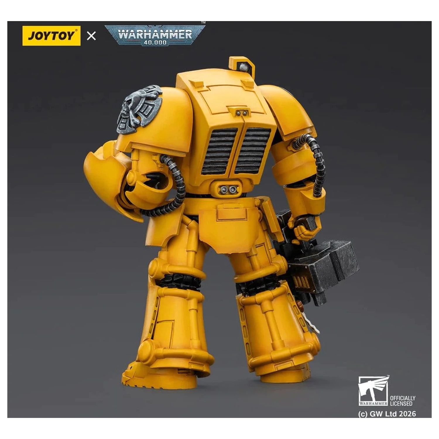 Warhammer 40,000 Action Figure Imperial Fists Terminator 2 with Power Fist and Storm Bolter 14 cm product photo