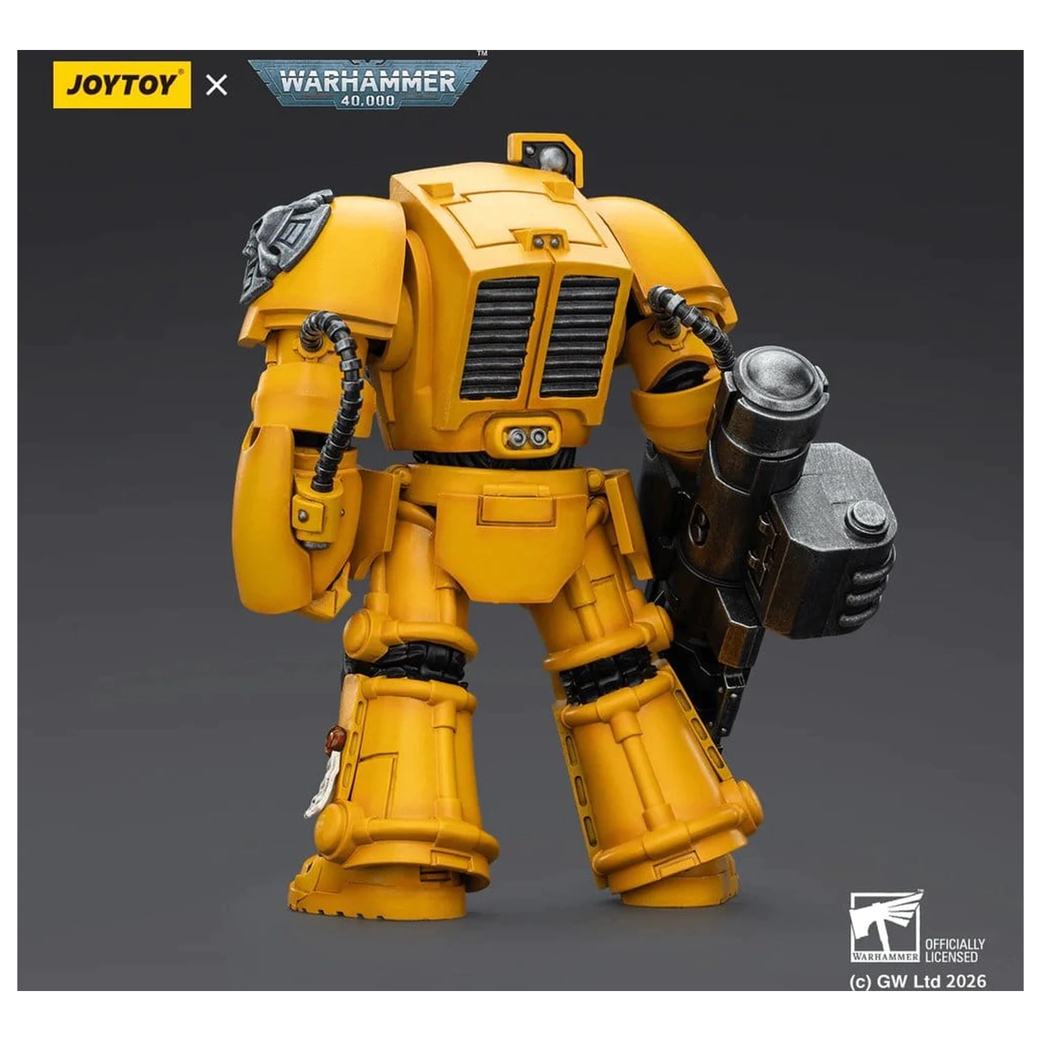 Warhammer 40,000 Action Figure Imperial Fists Terminator 3 with Power Fist and Assault Cannon 14 cm product photo