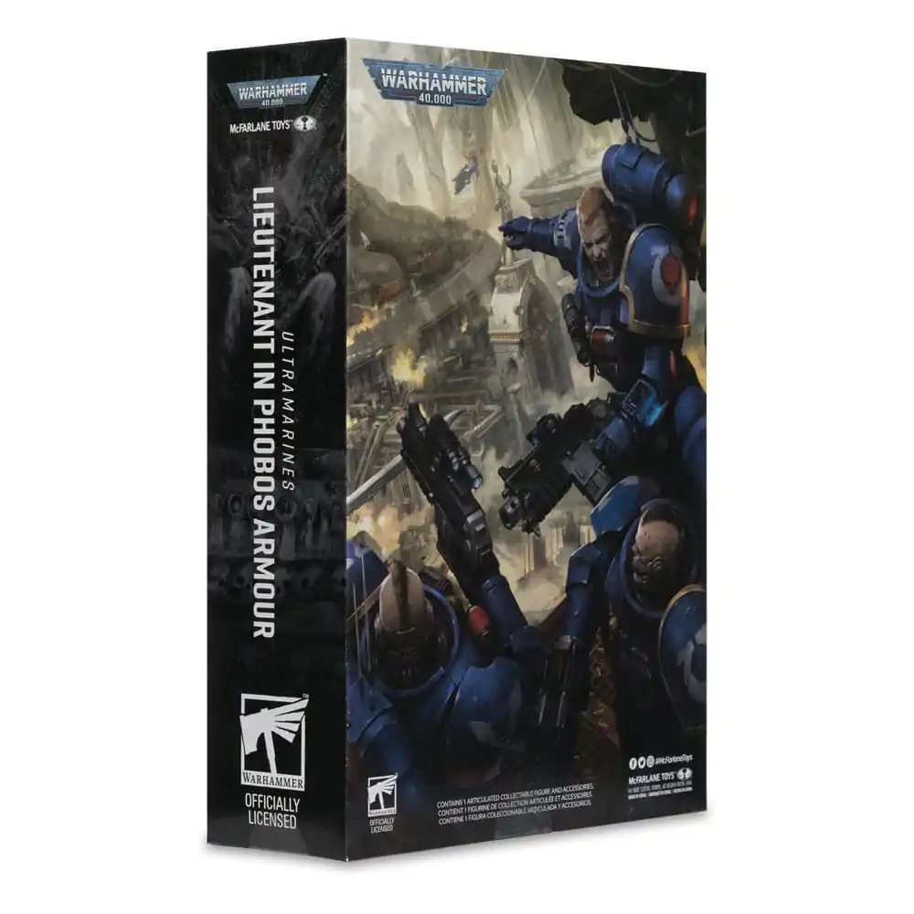 Warhammer 40,000 Action Figure Lieutenant in Phobos Armor (Ultramarines) 18 cm product photo