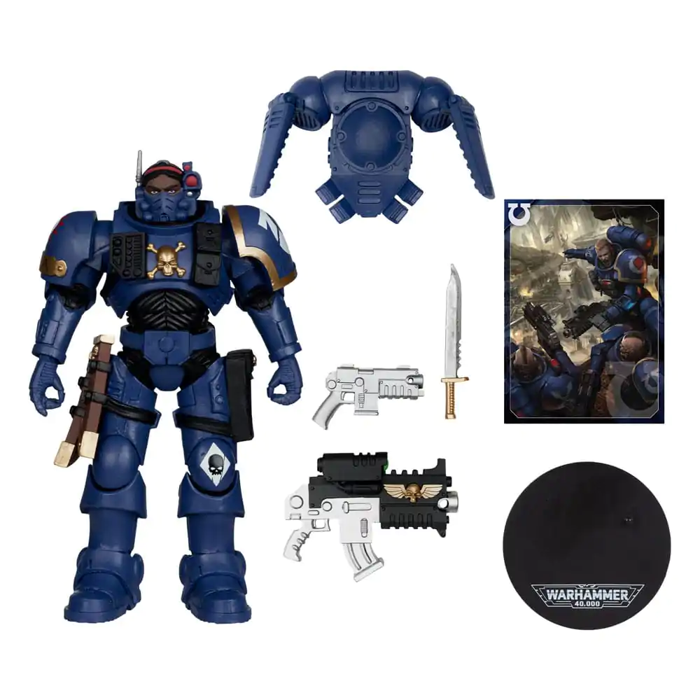 Warhammer 40,000 Action Figure Lieutenant in Phobos Armor (Ultramarines) 18 cm product photo