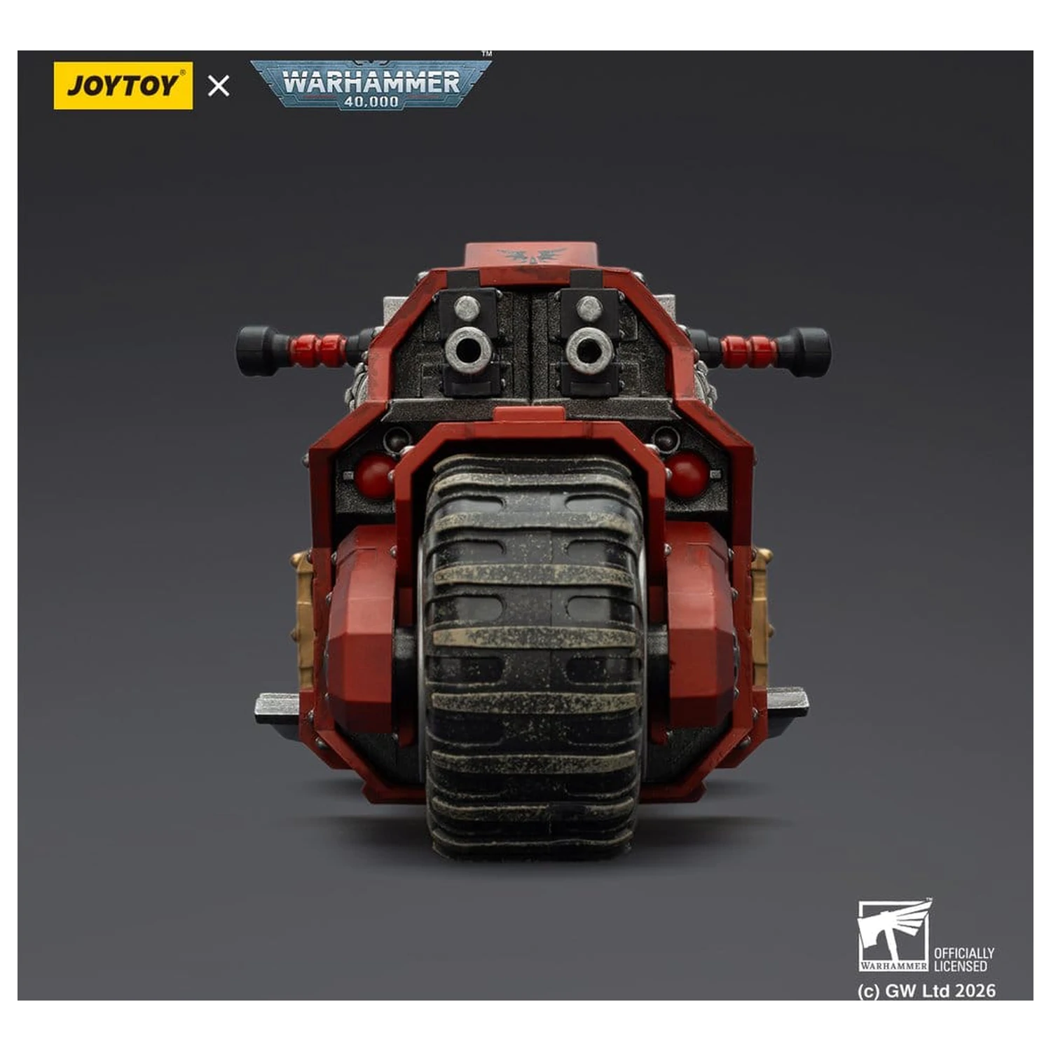 Warhammer 40,000 Raider-pattern Combat Bike Blood Angels with twin-linked bolt rifles 22 cm product photo