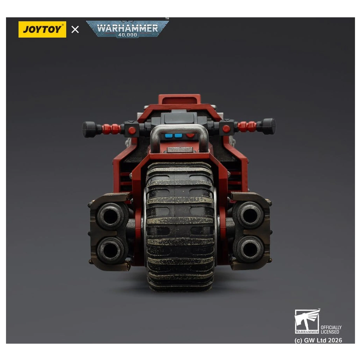 Warhammer 40,000 Raider-pattern Combat Bike Blood Angels with twin-linked bolt rifles 22 cm product photo