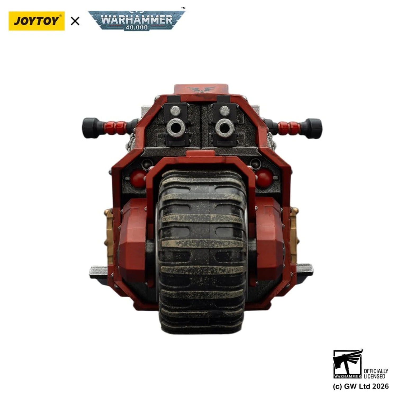 Warhammer 40,000 Raider-pattern Combat Bike Blood Angels with twin-linked bolt rifles 22 cm product photo