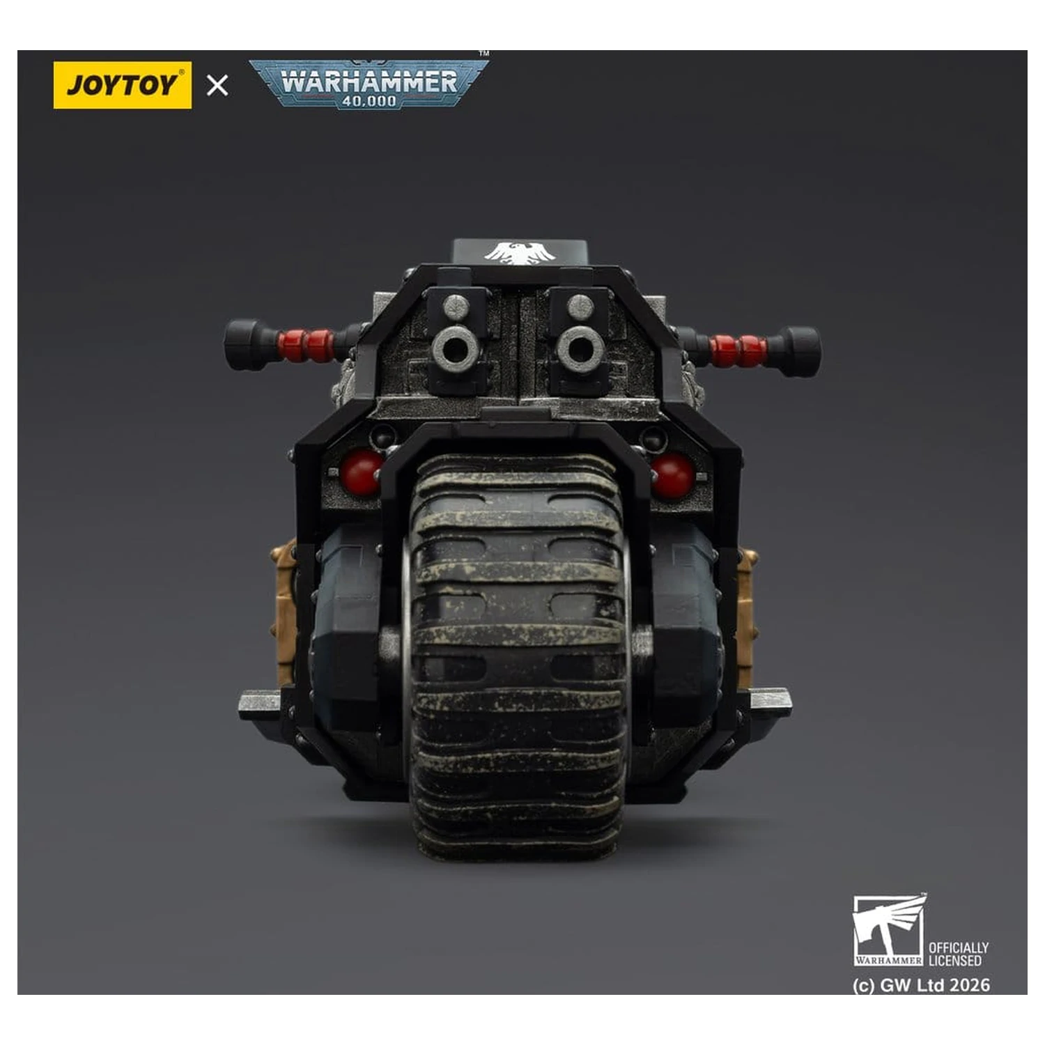 Warhammer 40,000 Raider-pattern Combat Bike Raven Guard with twin-linked bolt rifles 22 cm product photo