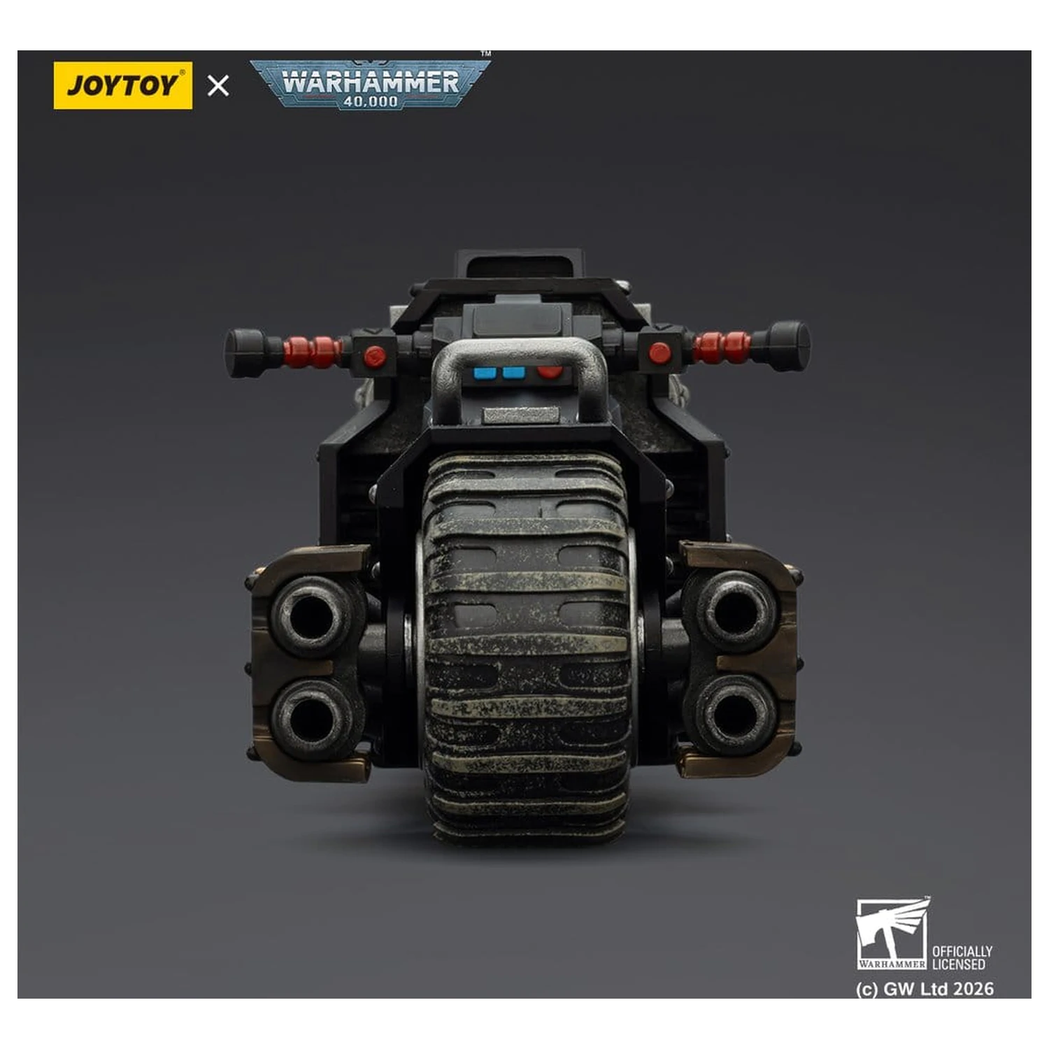 Warhammer 40,000 Raider-pattern Combat Bike Raven Guard with twin-linked bolt rifles 22 cm product photo