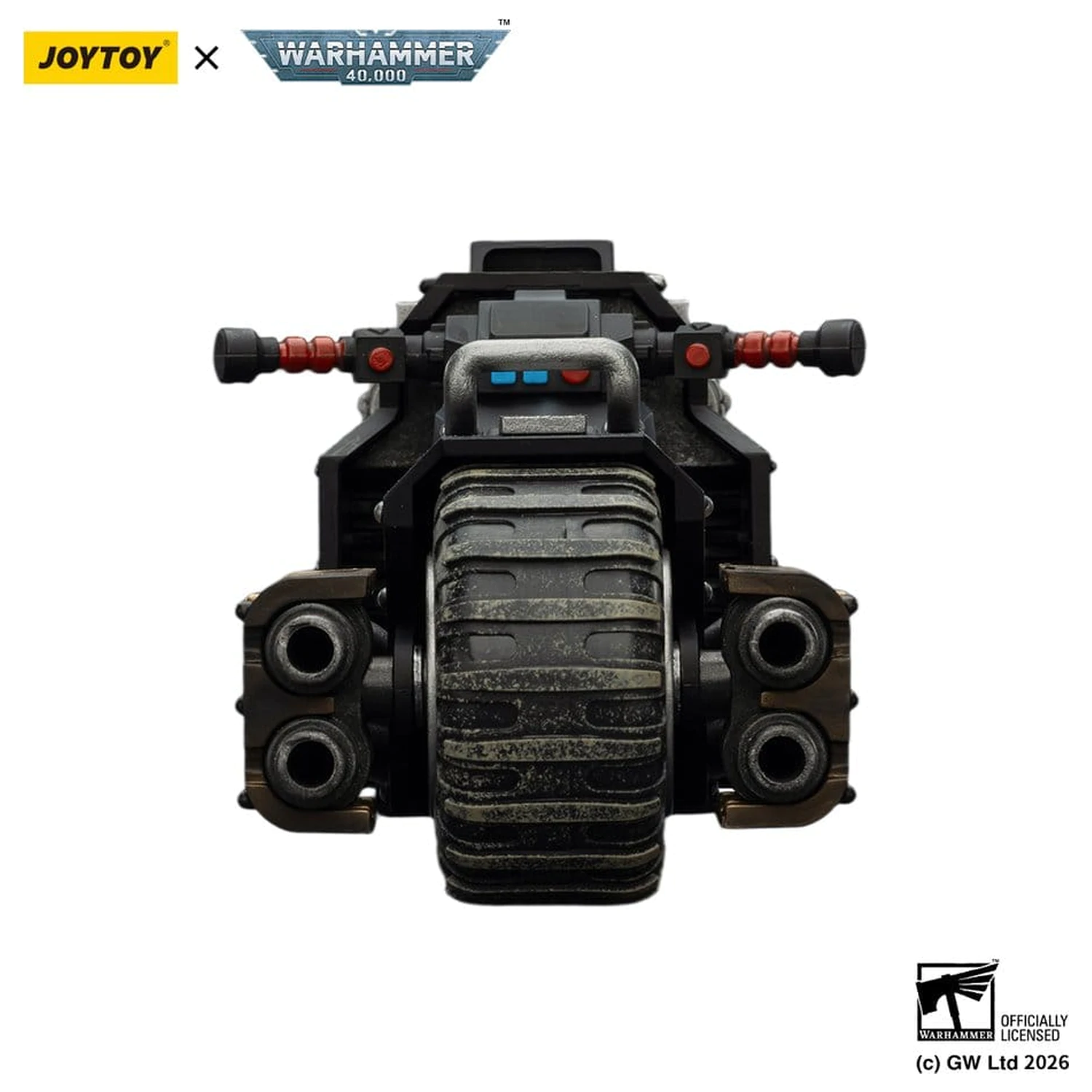 Warhammer 40,000 Raider-pattern Combat Bike Raven Guard with twin-linked bolt rifles 22 cm product photo