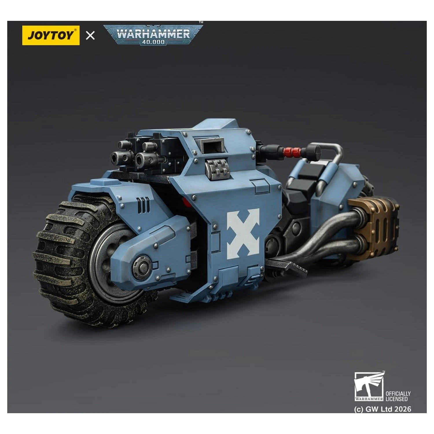 Warhammer 40,000 Raider-pattern Combat Bike Space Wolves with twin-linked bolt rifles 22 cm product photo