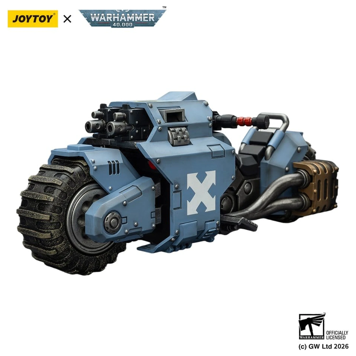 Warhammer 40,000 Raider-pattern Combat Bike Space Wolves with twin-linked bolt rifles 22 cm product photo