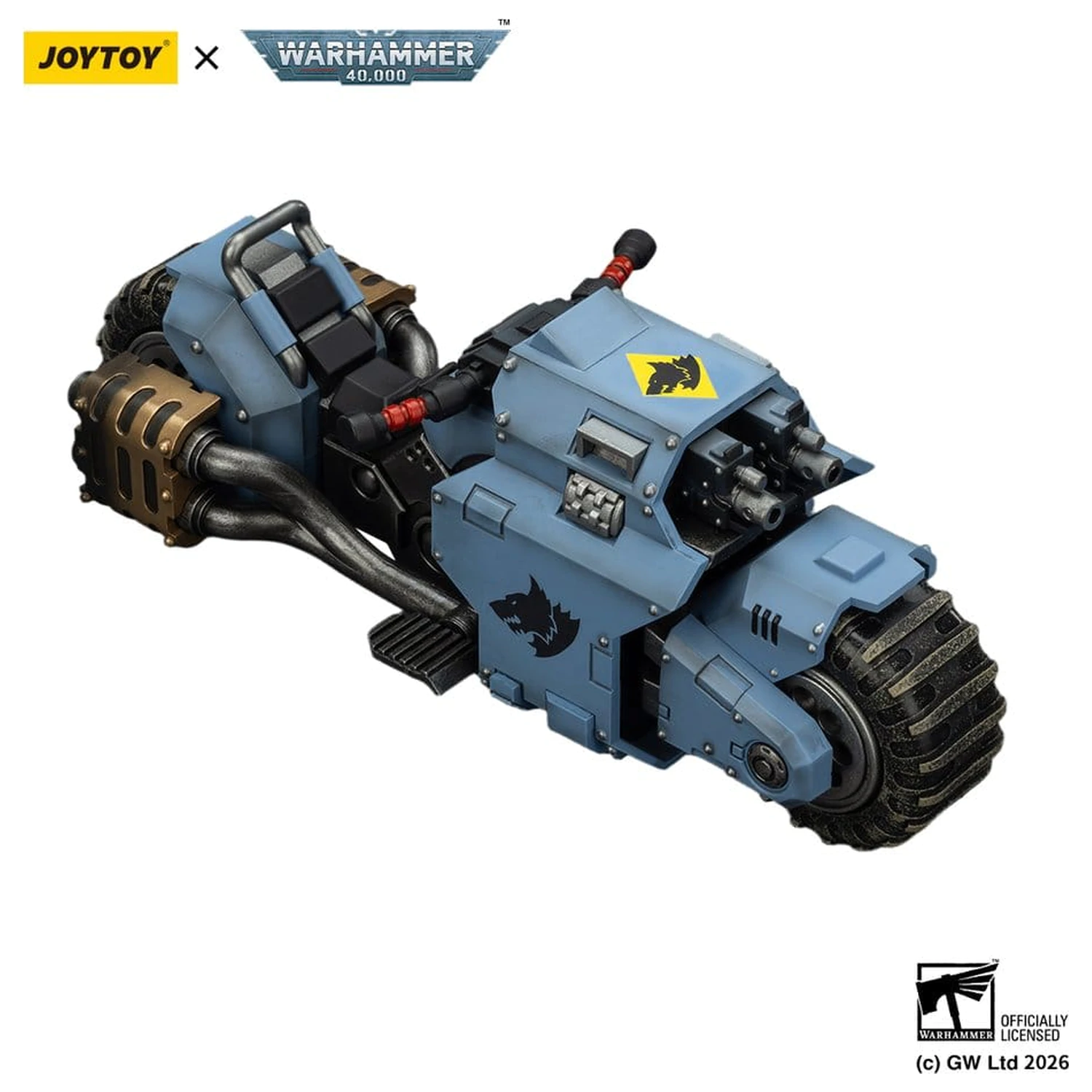 Warhammer 40,000 Raider-pattern Combat Bike Space Wolves with twin-linked bolt rifles 22 cm product photo