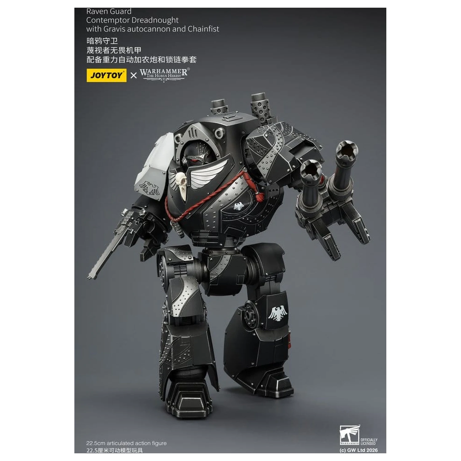 Warhammer 40,000 Action Figure Raven Guard Contemptor Dreadnought 23 cm product photo