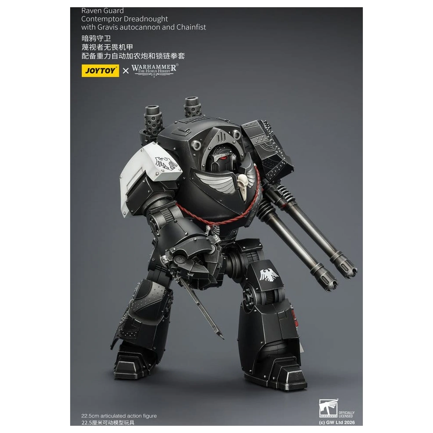 Warhammer 40,000 Action Figure Raven Guard Contemptor Dreadnought 23 cm product photo