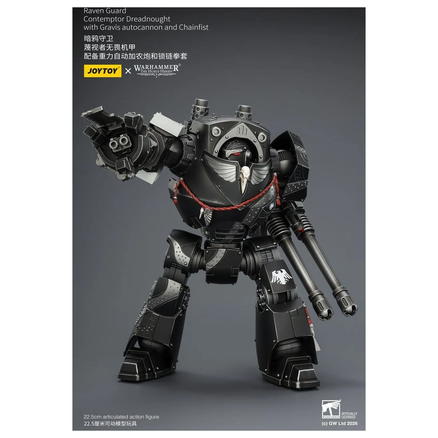 Warhammer 40,000 Action Figure Raven Guard Contemptor Dreadnought 23 cm product photo