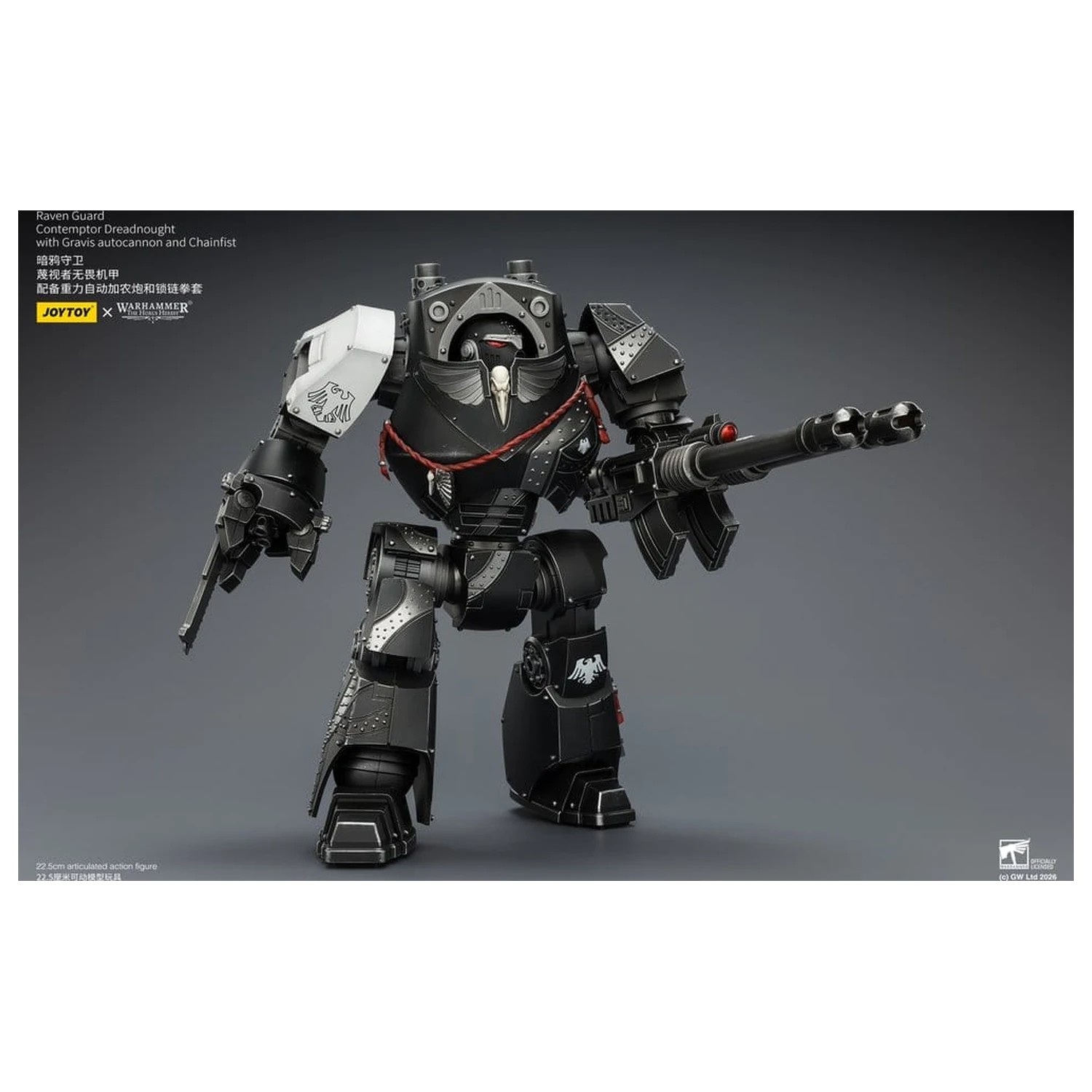 Warhammer 40,000 Action Figure Raven Guard Contemptor Dreadnought 23 cm product photo