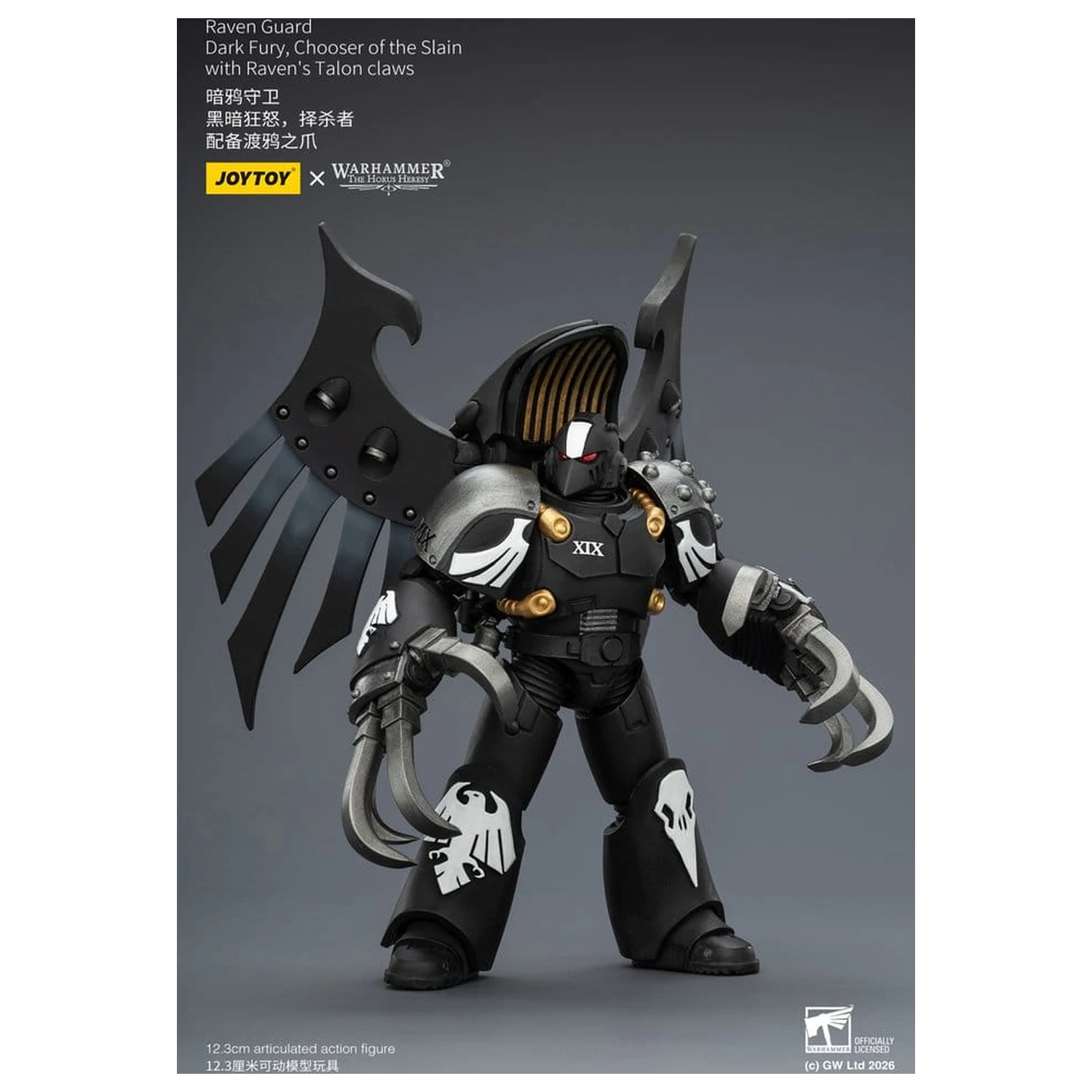 Warhammer 40,000 Action Figure Raven Guard Dark Fury, Chooser of the Slain 12 cm product photo