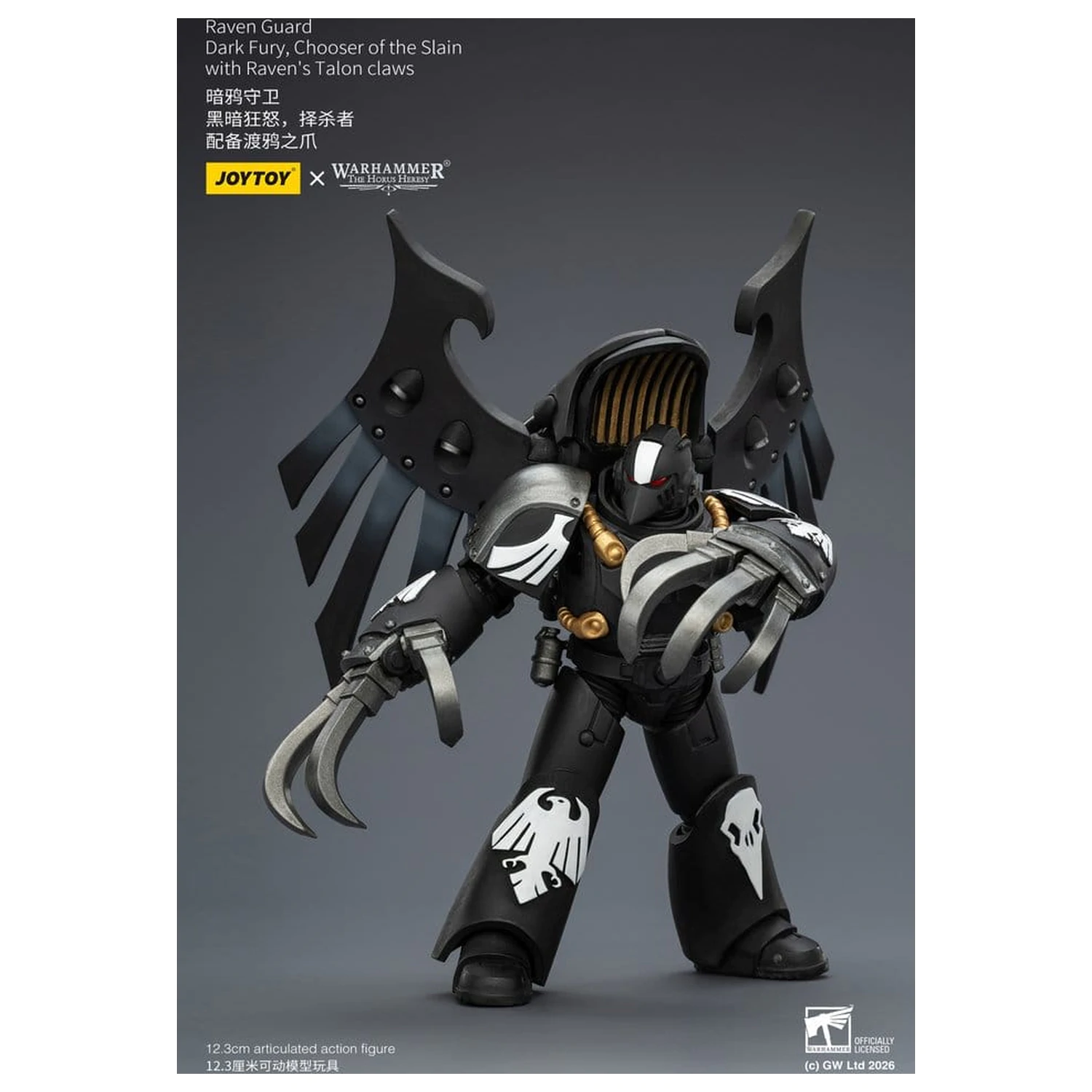 Warhammer 40,000 Action Figure Raven Guard Dark Fury, Chooser of the Slain 12 cm product photo