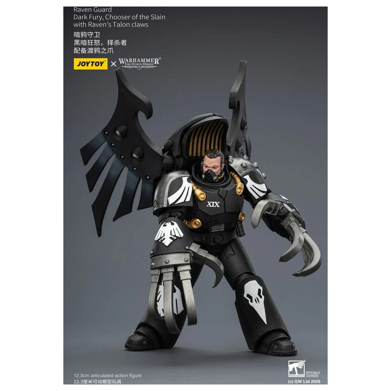 Warhammer 40,000 Action Figure Raven Guard Dark Fury, Chooser of the Slain 12 cm product photo