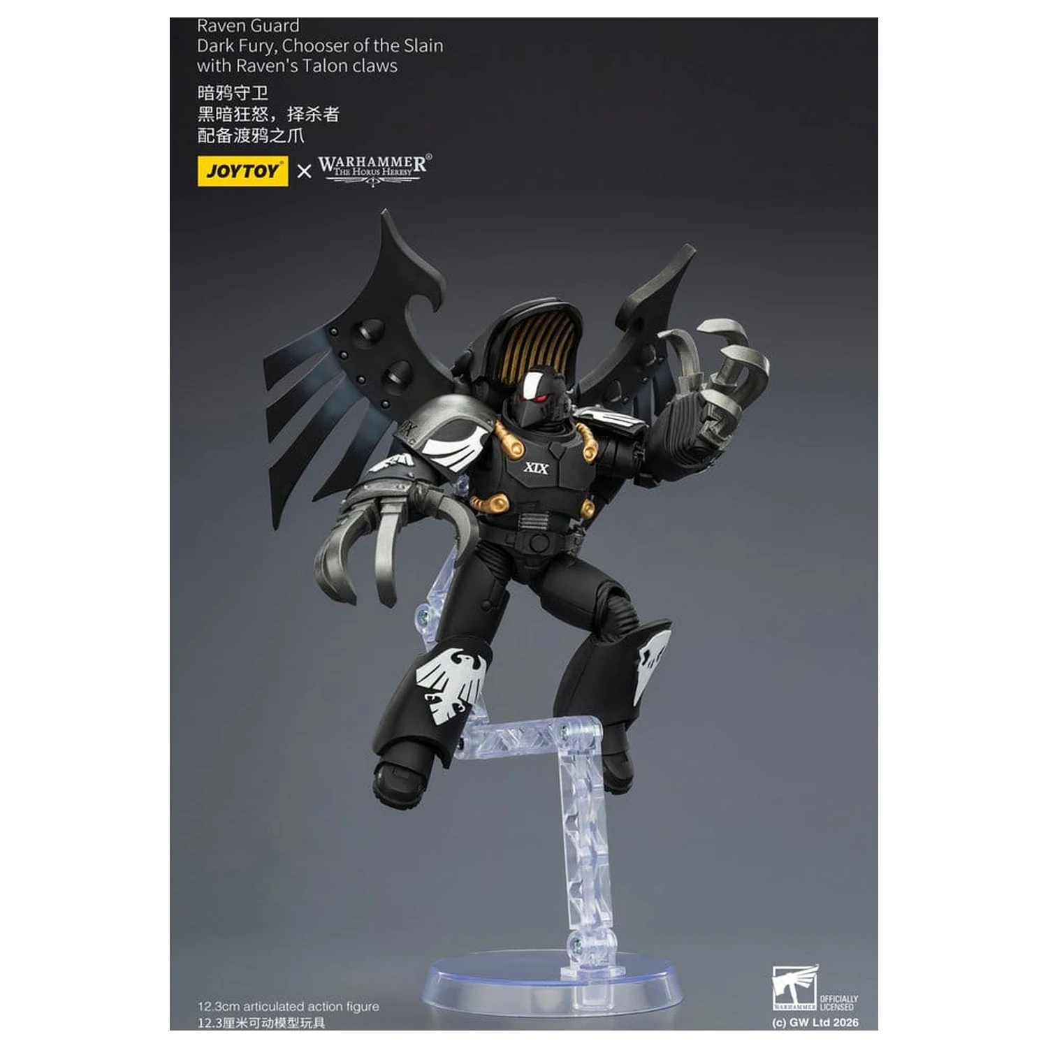 Warhammer 40,000 Action Figure Raven Guard Dark Fury, Chooser of the Slain 12 cm product photo
