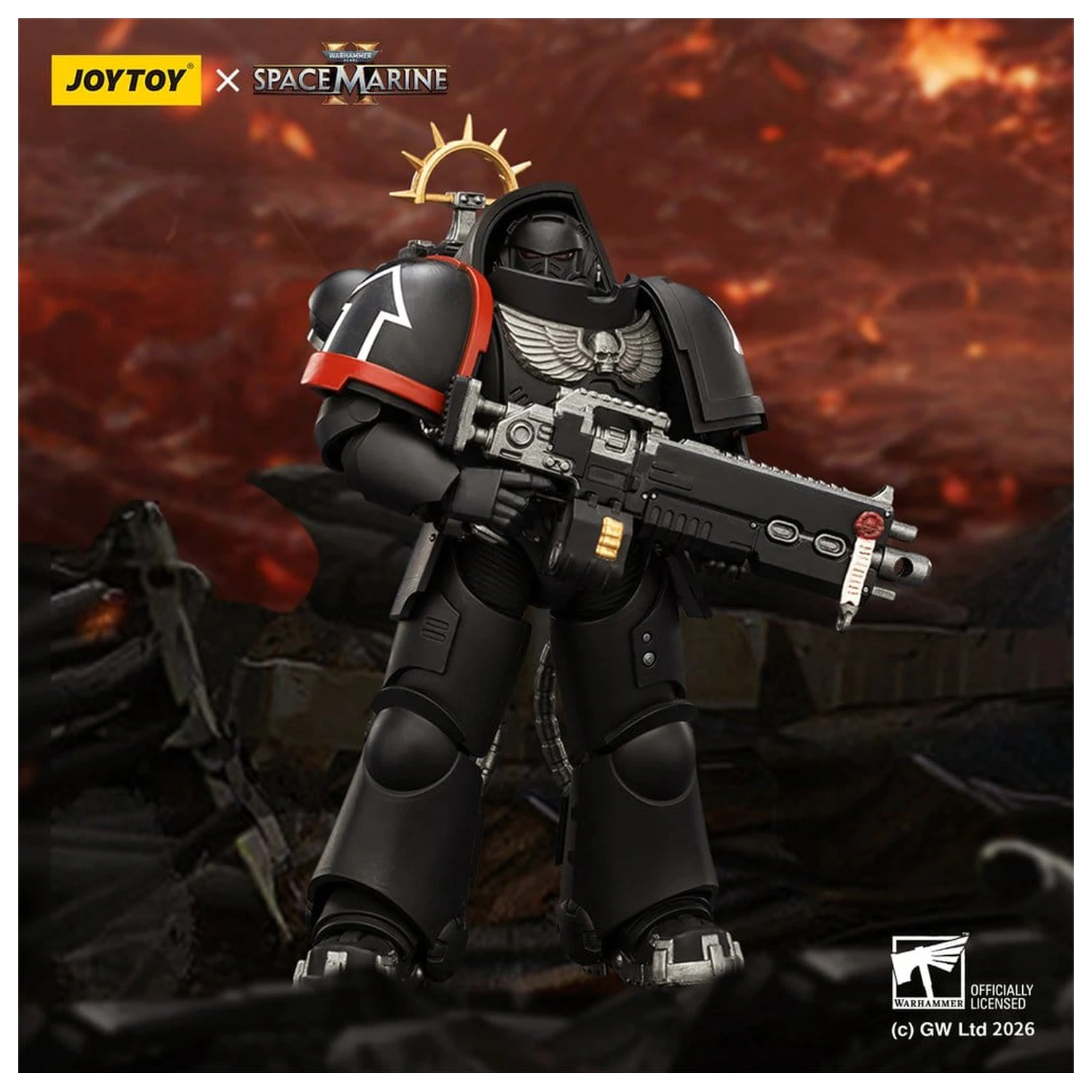 Warhammer 40,000 Action Figure Raven Guard Heavy Intercessor 13 cm product photo