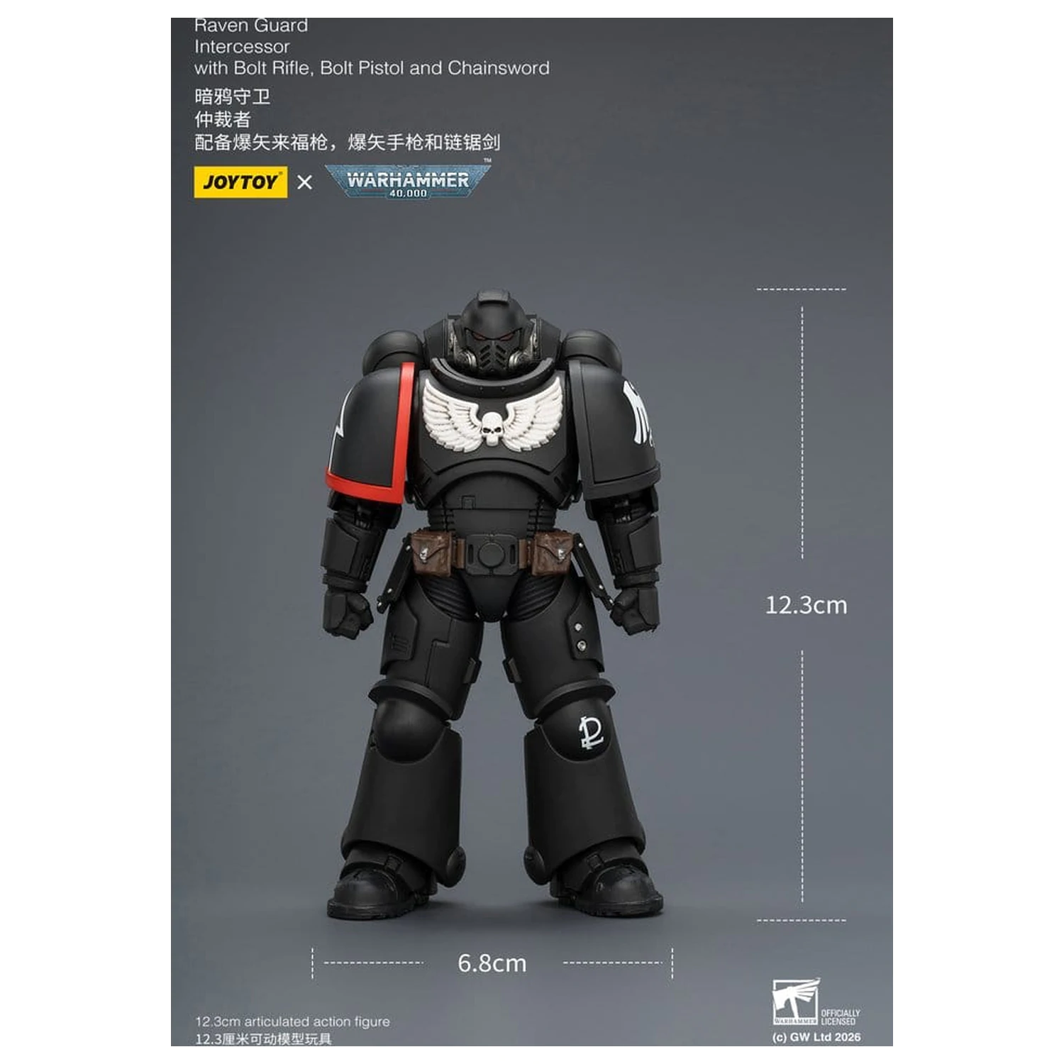 Warhammer 40,000 Action Figure Raven Guard Intercessor 12 cm product photo