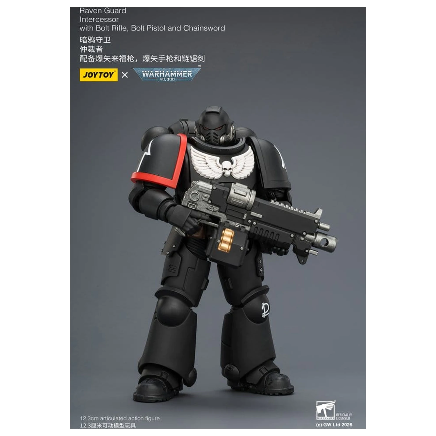 Warhammer 40,000 Action Figure Raven Guard Intercessor 12 cm product photo