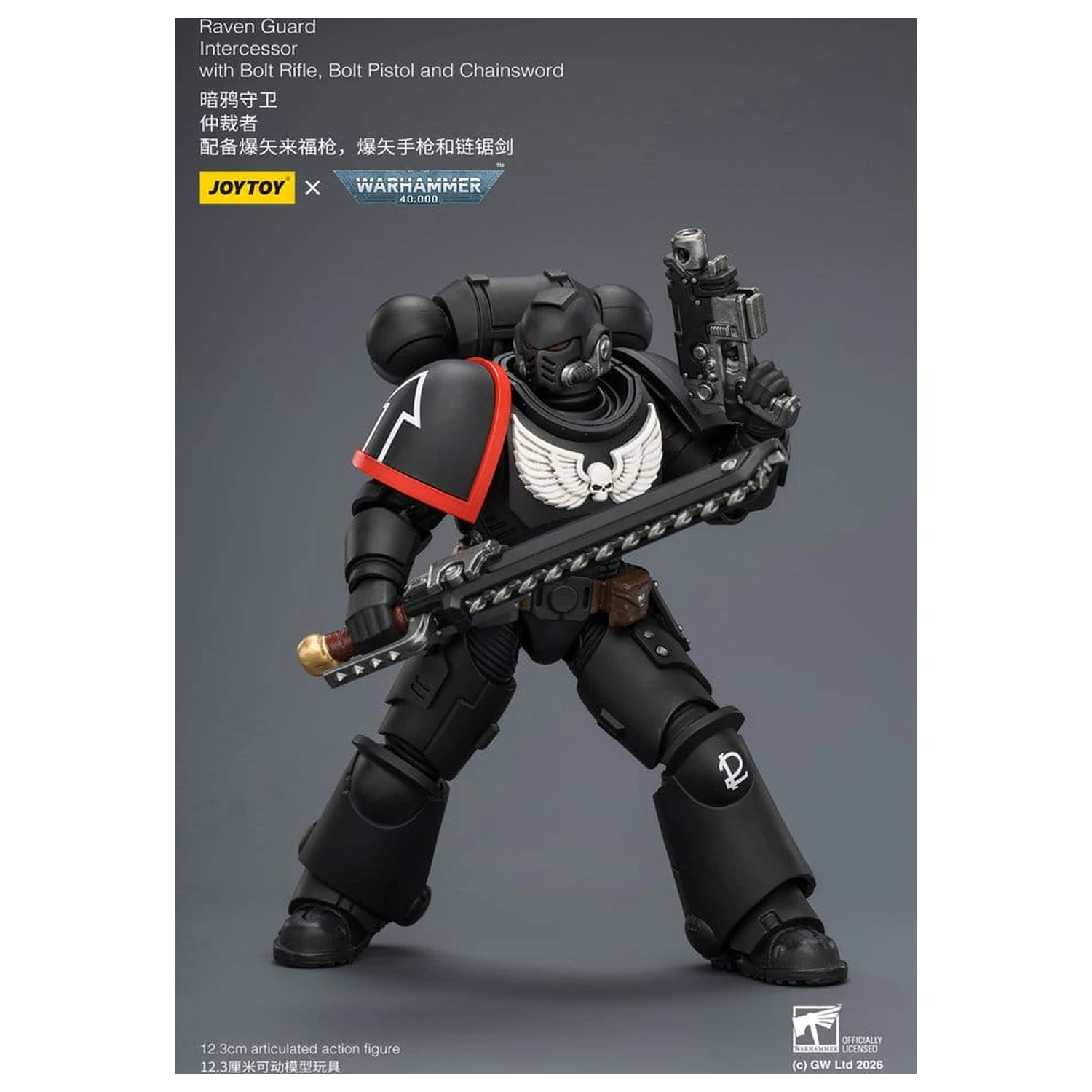 Warhammer 40,000 Action Figure Raven Guard Intercessor 12 cm product photo