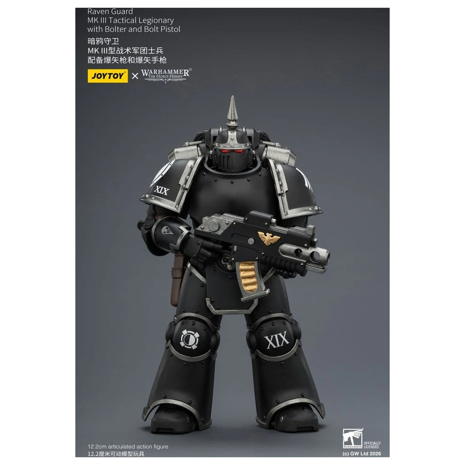 Warhammer 40,000 Action Figure Raven Guard MK III Tactical Legionary 12 cm product photo