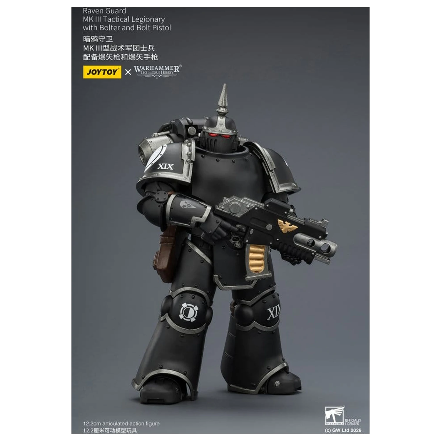 Warhammer 40,000 Action Figure Raven Guard MK III Tactical Legionary 12 cm product photo