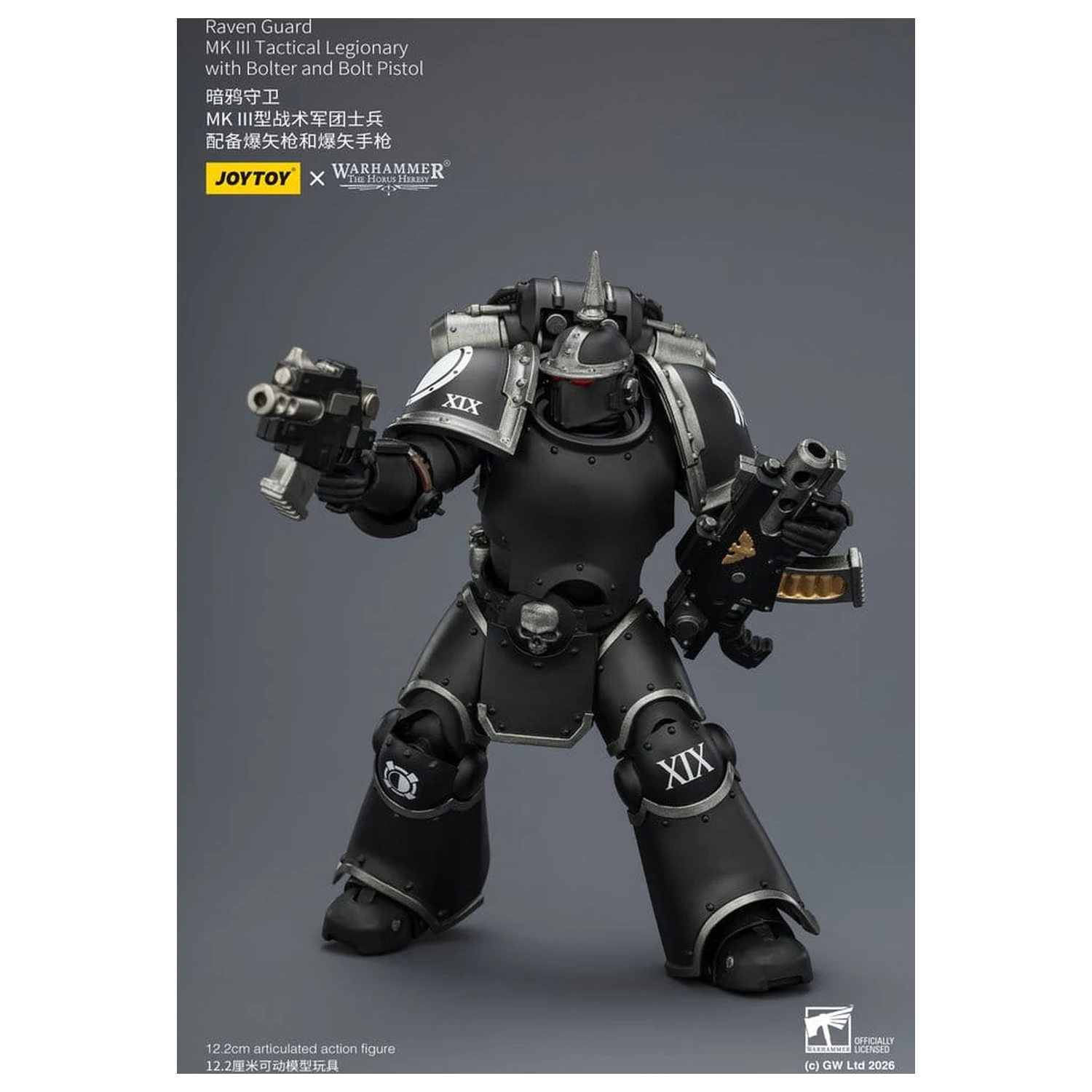 Warhammer 40,000 Action Figure Raven Guard MK III Tactical Legionary 12 cm product photo