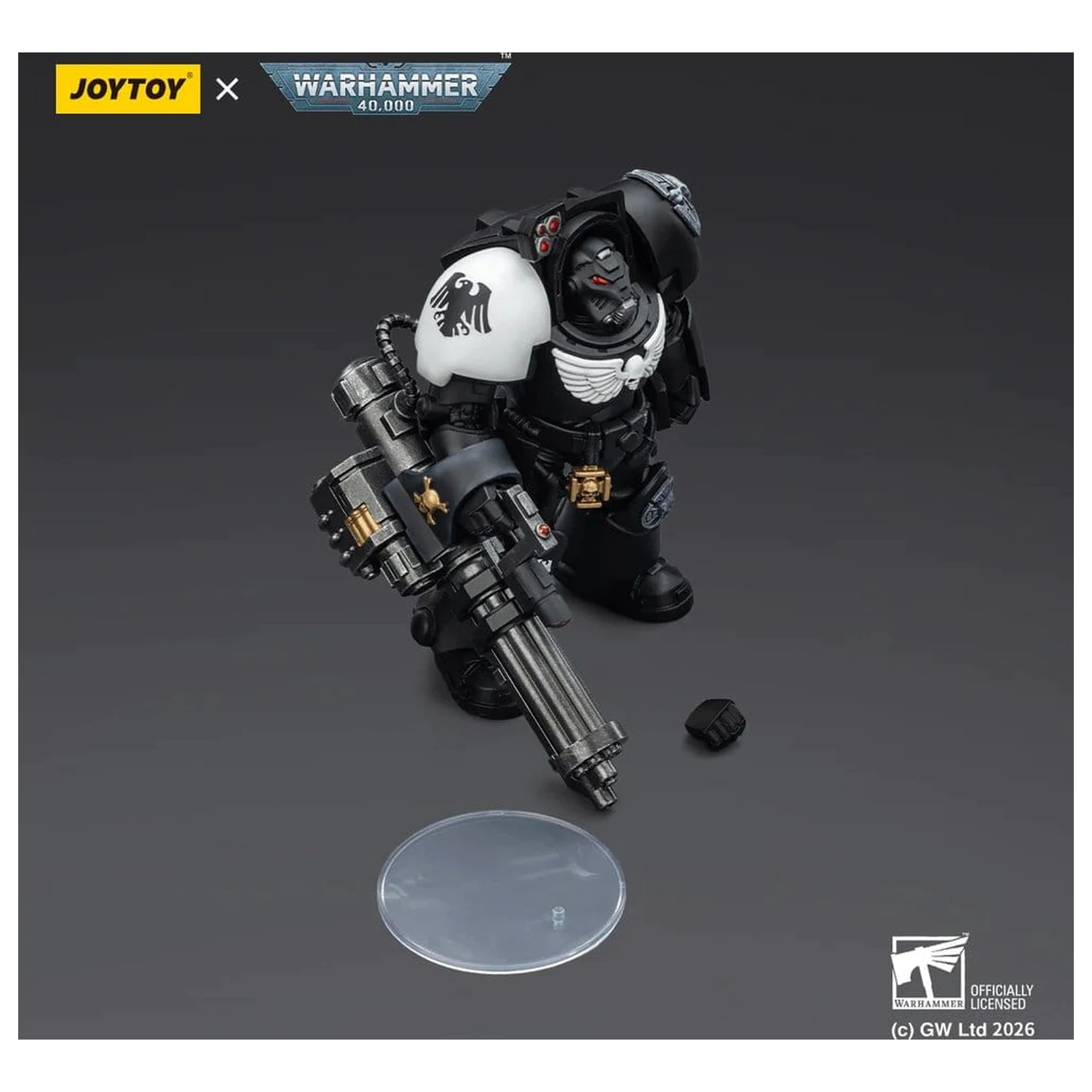 Warhammer 40,000 Action Figure Raven Guard Terminator 3 with Power Fist and Assault Cannon 14 cm product photo