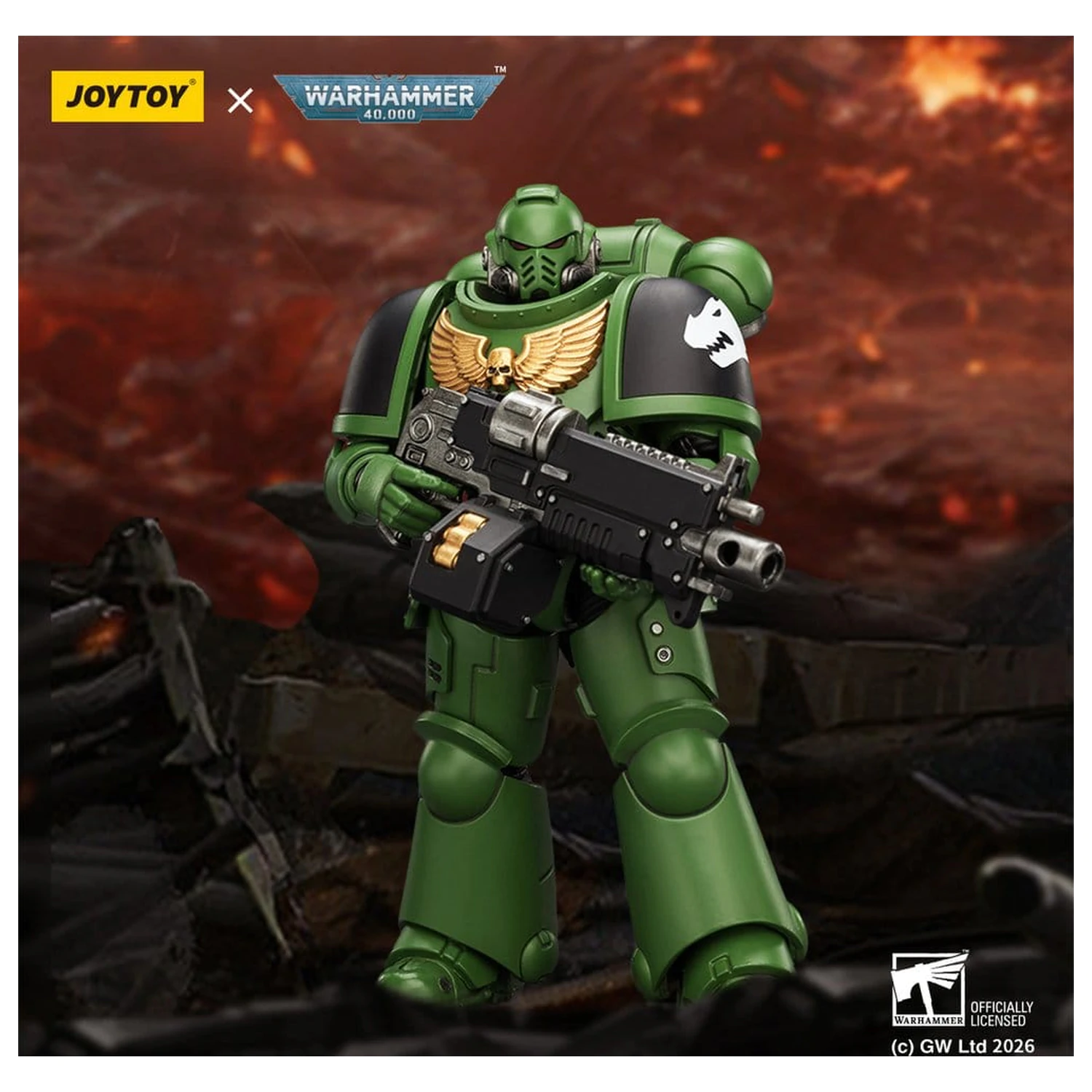 Warhammer 40,000 Action Figure Salamanders Intercessor 12 cm product photo