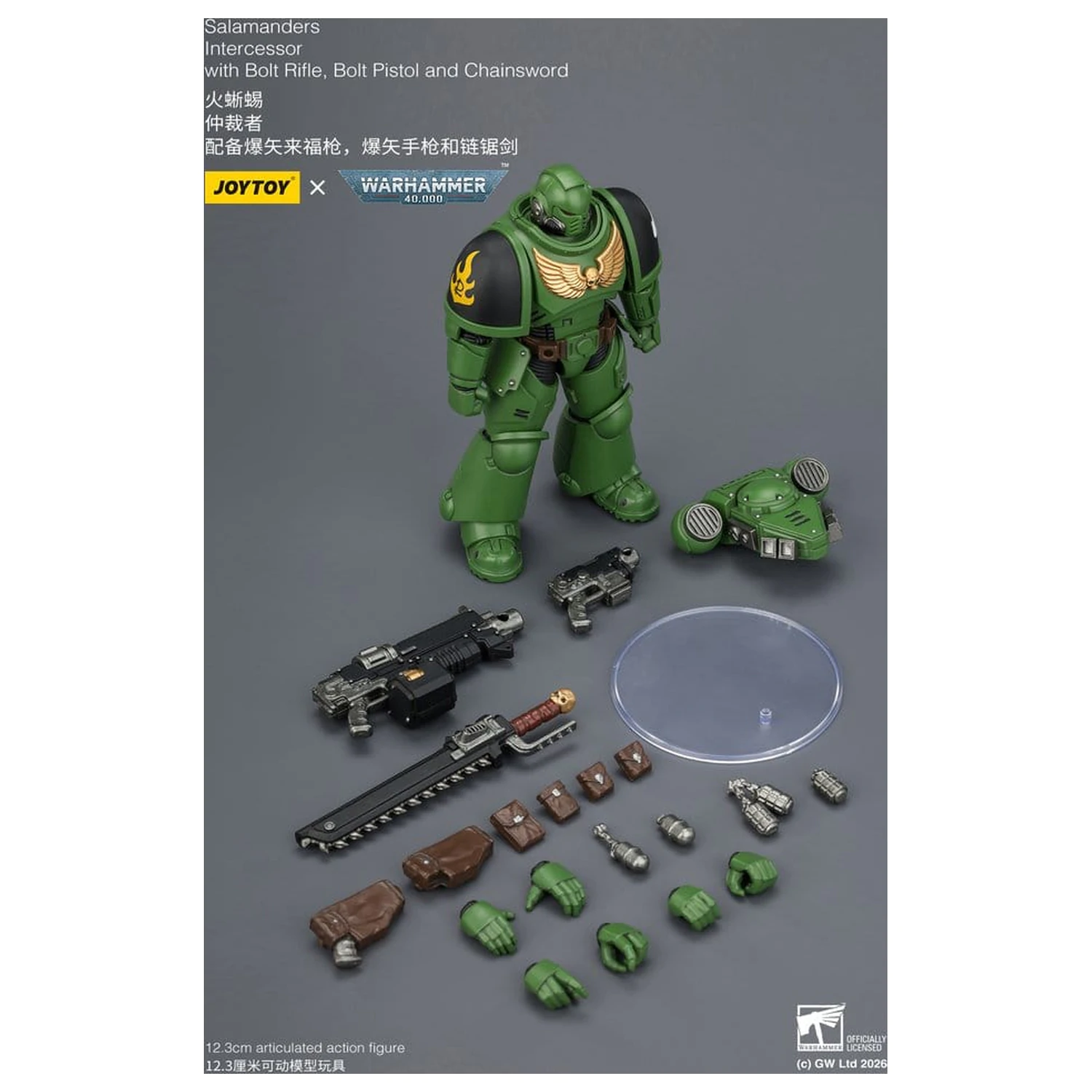Warhammer 40,000 Action Figure Salamanders Intercessor 12 cm product photo
