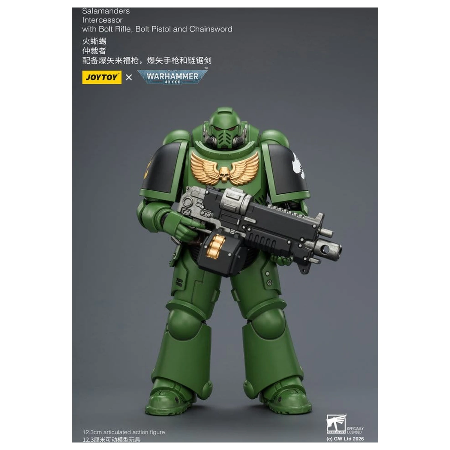 Warhammer 40,000 Action Figure Salamanders Intercessor 12 cm product photo