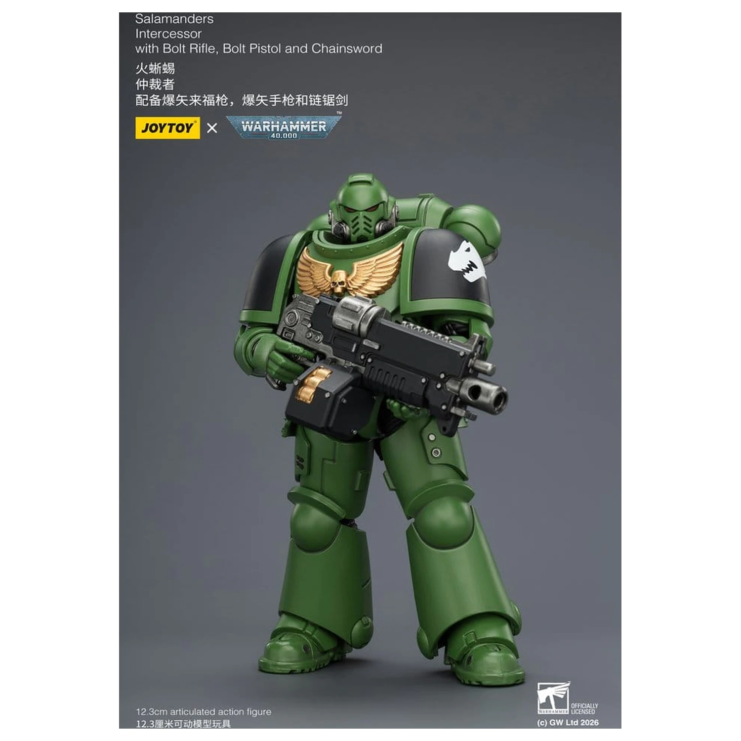 Warhammer 40,000 Action Figure Salamanders Intercessor 12 cm product photo