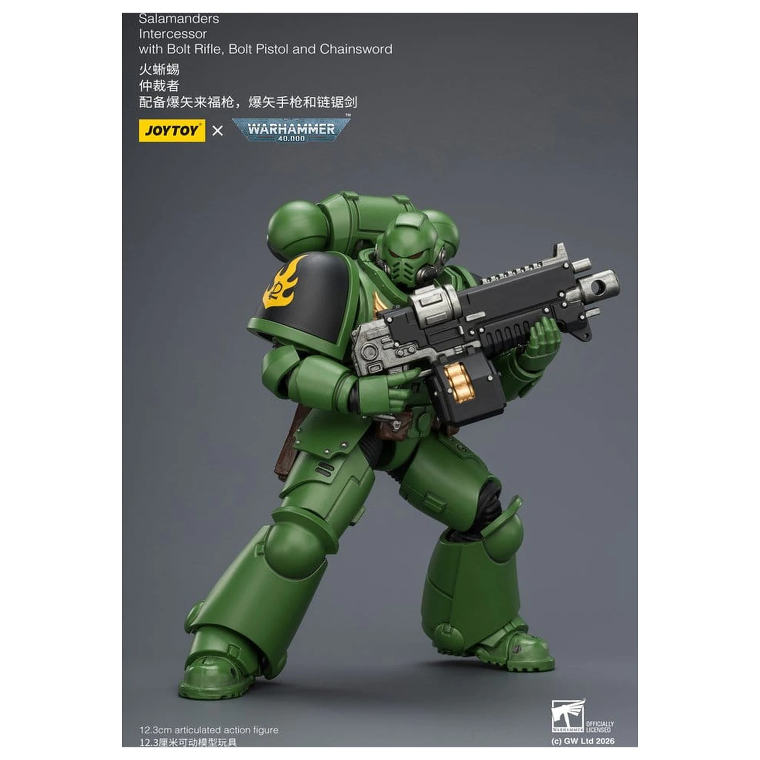 Warhammer 40,000 Action Figure Salamanders Intercessor 12 cm product photo