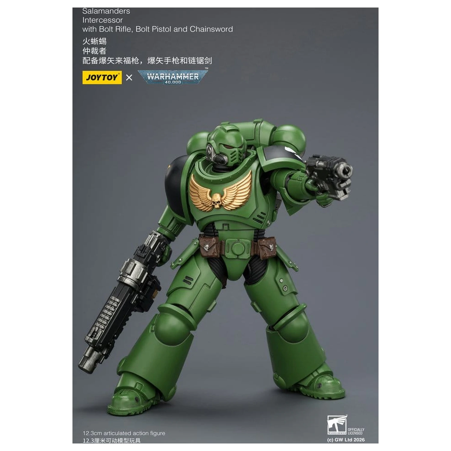 Warhammer 40,000 Action Figure Salamanders Intercessor 12 cm product photo