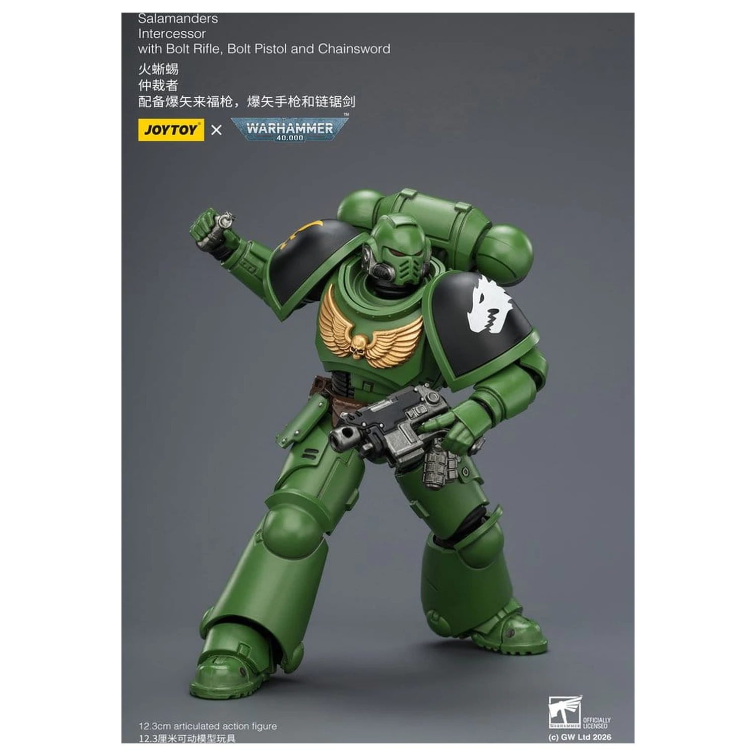 Warhammer 40,000 Action Figure Salamanders Intercessor 12 cm product photo