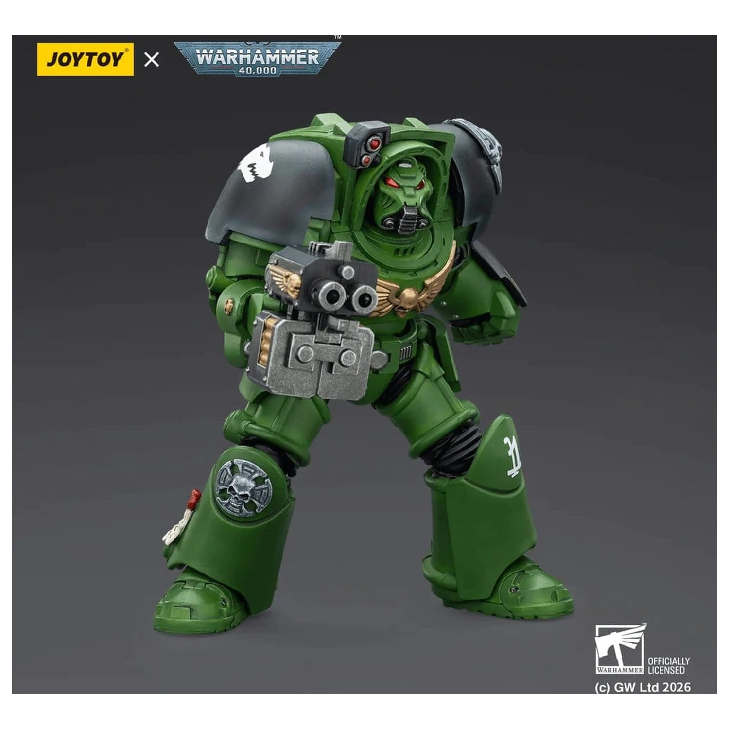Warhammer 40,000 Action Figure Salamanders Terminator 2 with Power Fist and Storm Bolter 14 cm product photo