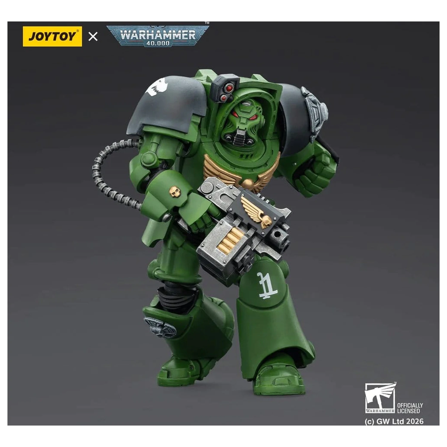 Warhammer 40,000 Action Figure Salamanders Terminator 2 with Power Fist and Storm Bolter 14 cm product photo