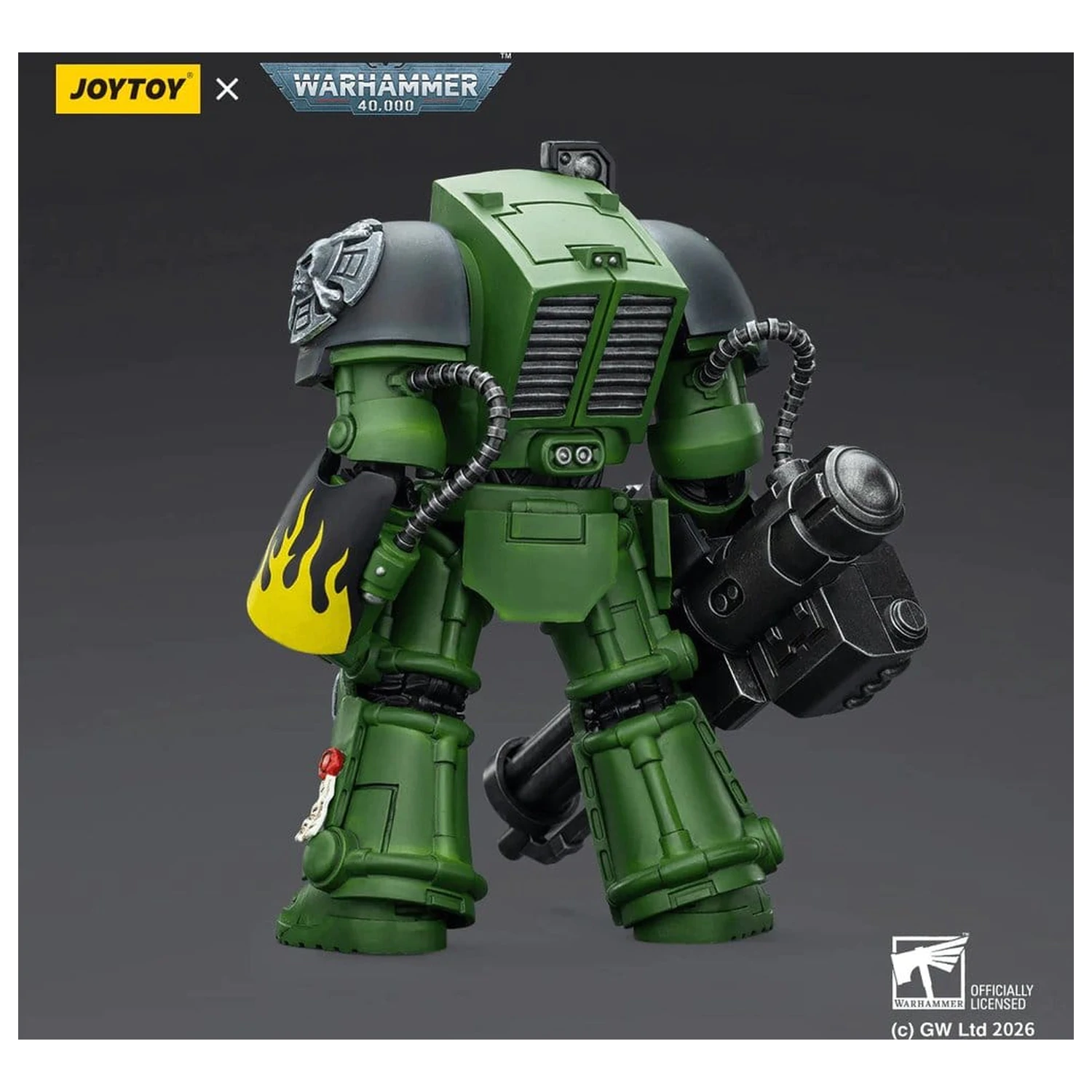 Warhammer 40,000 Action Figure Salamanders Terminator 3 with Power Fist and Assault Cannon 14 cm product photo