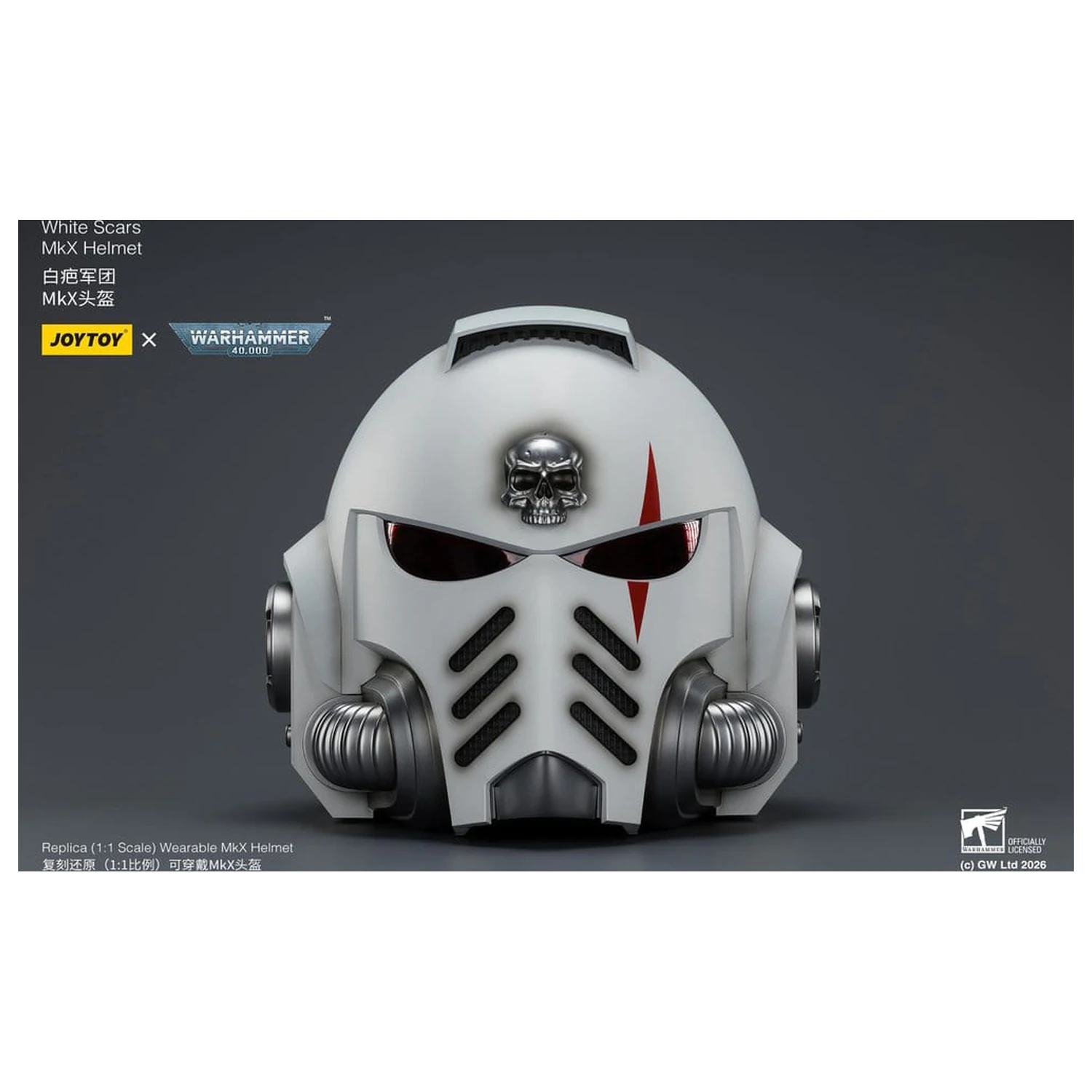 Warhammer 40,000 Helmet White Scars MkX 30 cm product photo