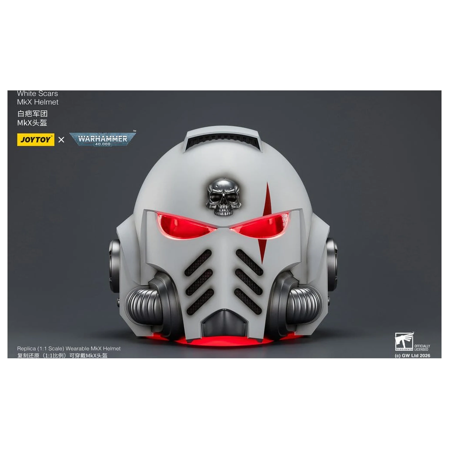 Warhammer 40,000 Helmet White Scars MkX 30 cm product photo