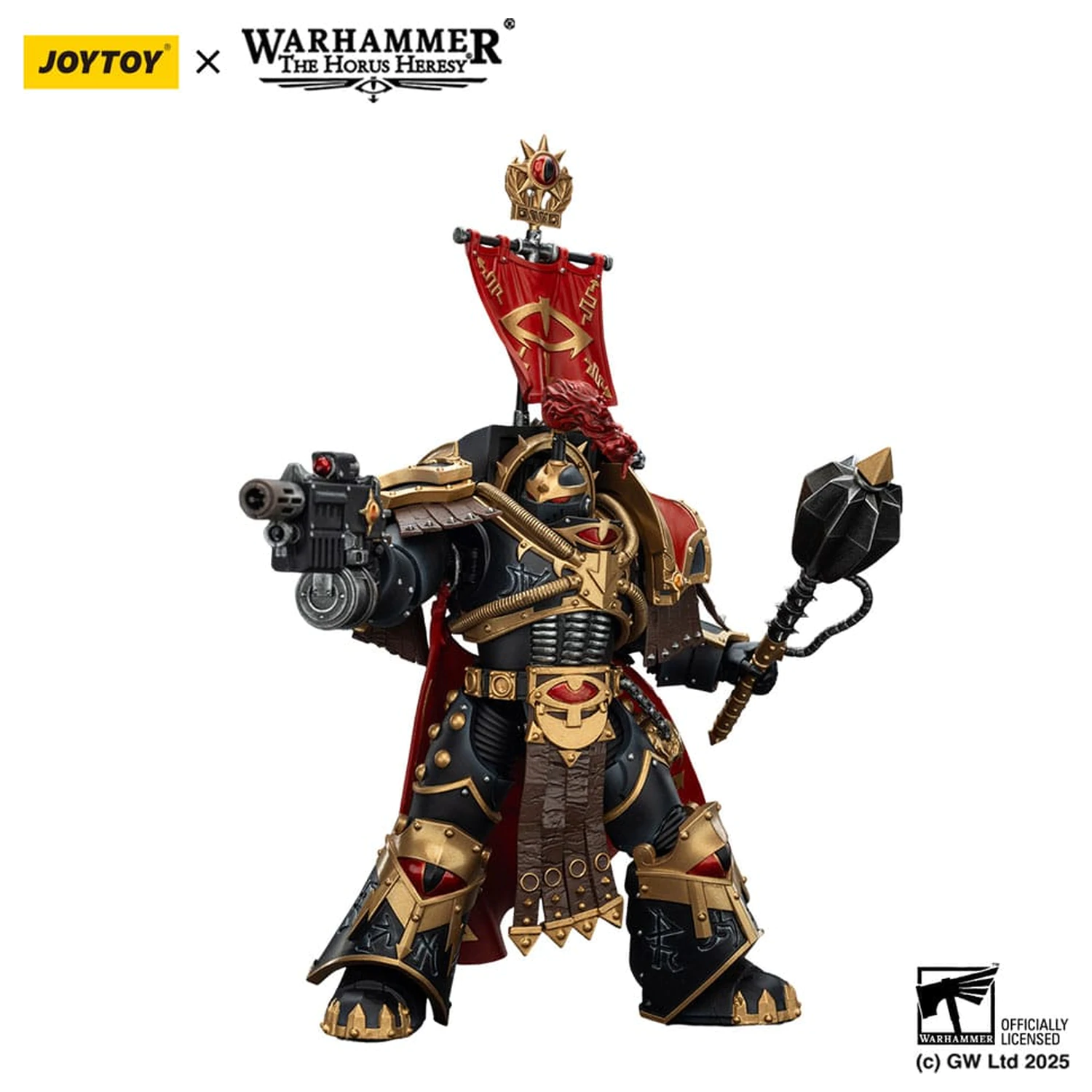 Warhammer 40,000: Sons of Horus Action Figure Legion Cataphractii Praetorwith Combi-Melta and Power Maul 14 cm product photo