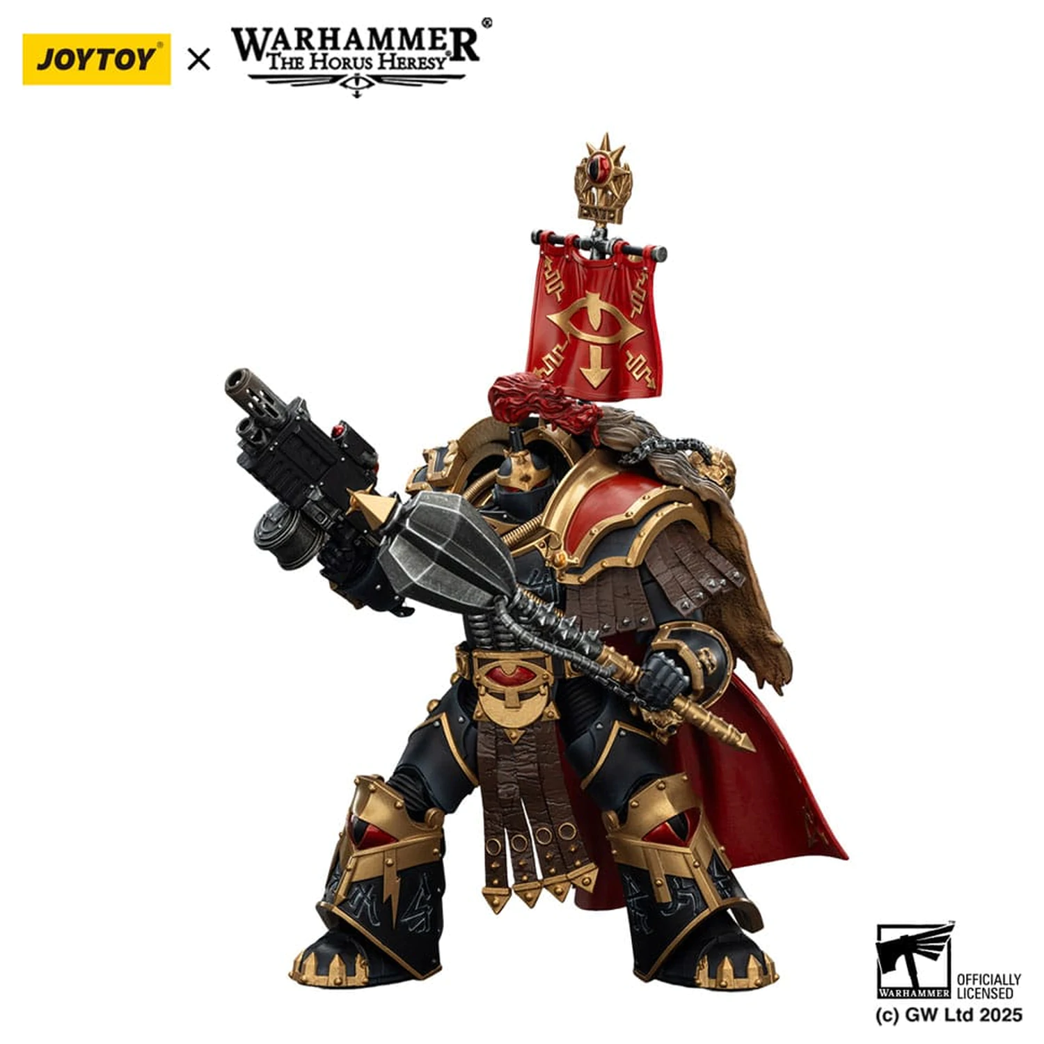 Warhammer 40,000: Sons of Horus Action Figure Legion Cataphractii Praetorwith Combi-Melta and Power Maul 14 cm product photo