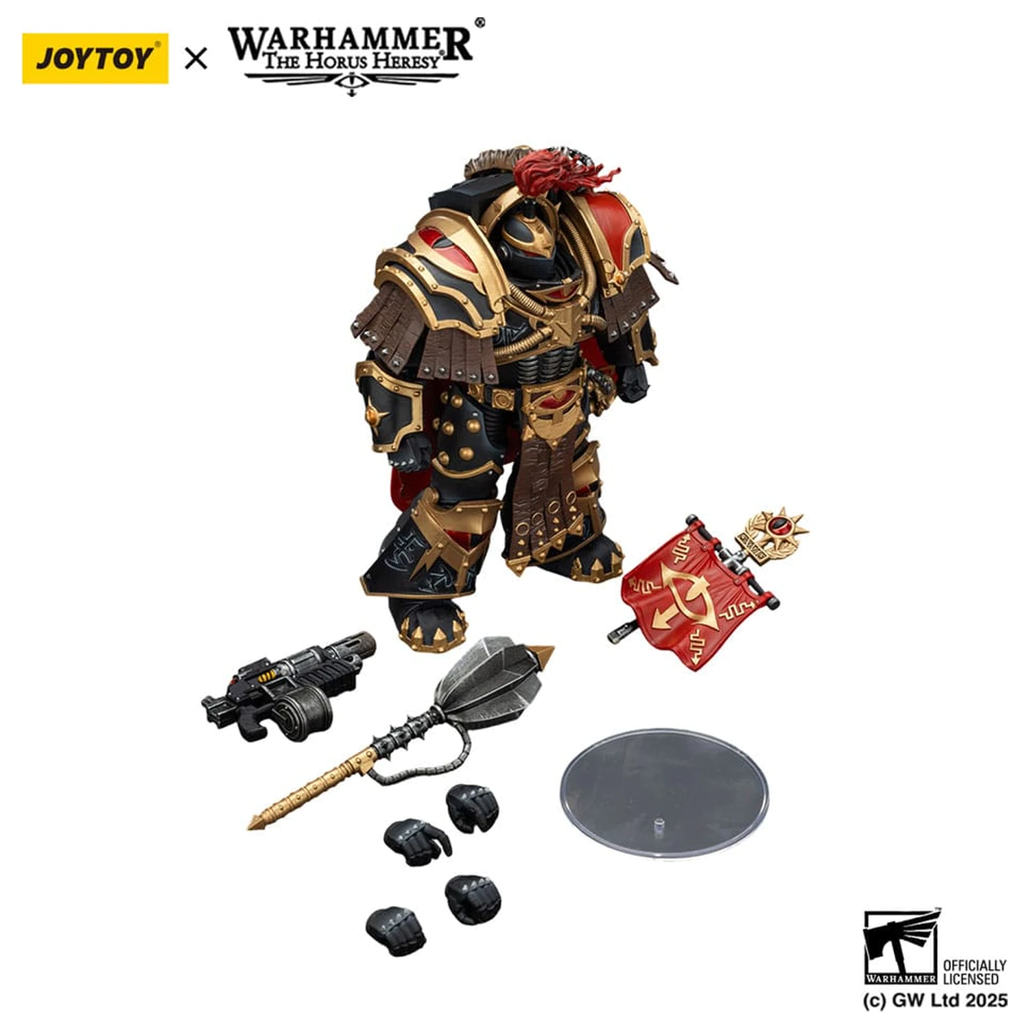 Warhammer 40,000: Sons of Horus Action Figure Legion Cataphractii Praetorwith Combi-Melta and Power Maul 14 cm product photo