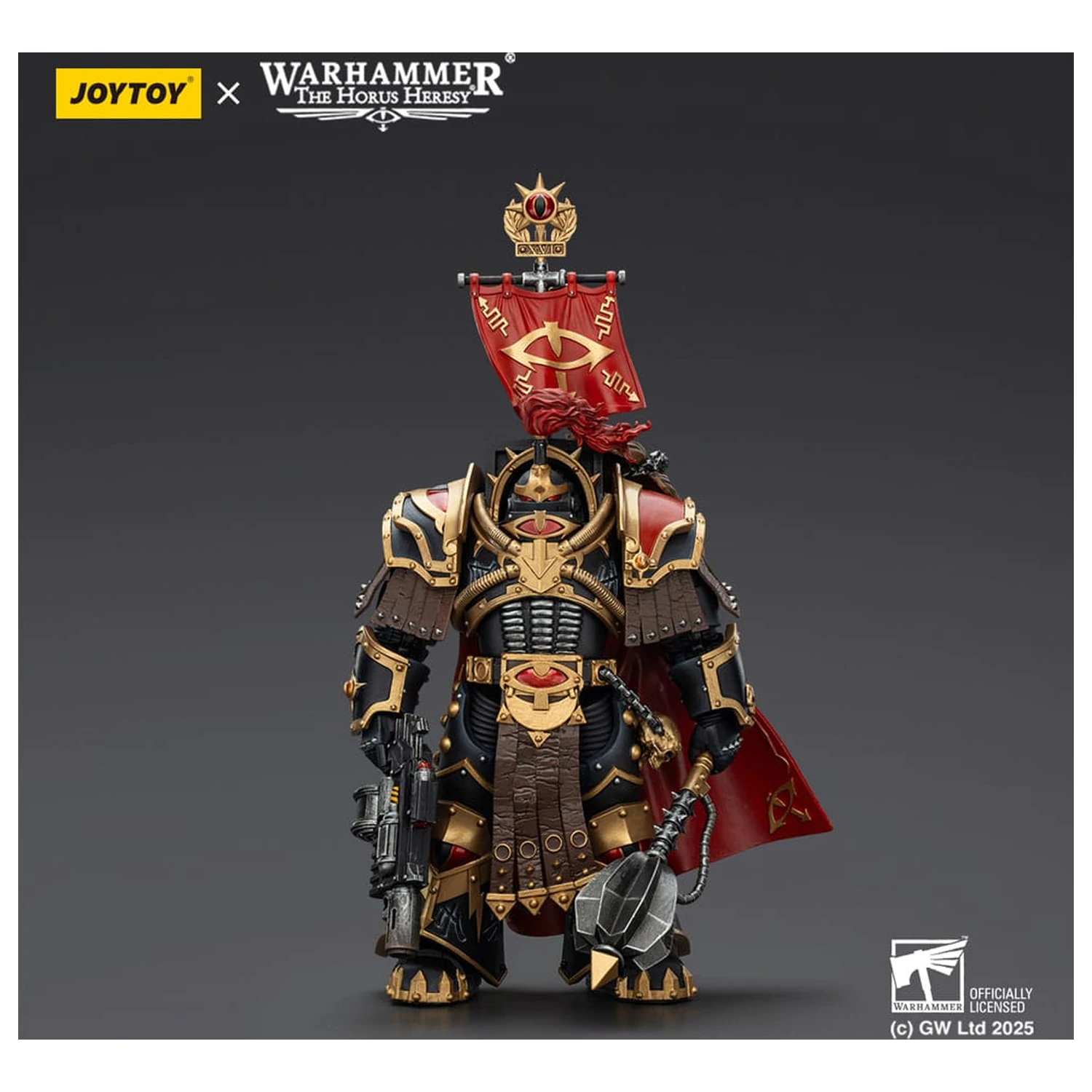 Warhammer 40,000: Sons of Horus Action Figure Legion Cataphractii Praetorwith Combi-Melta and Power Maul 14 cm product photo